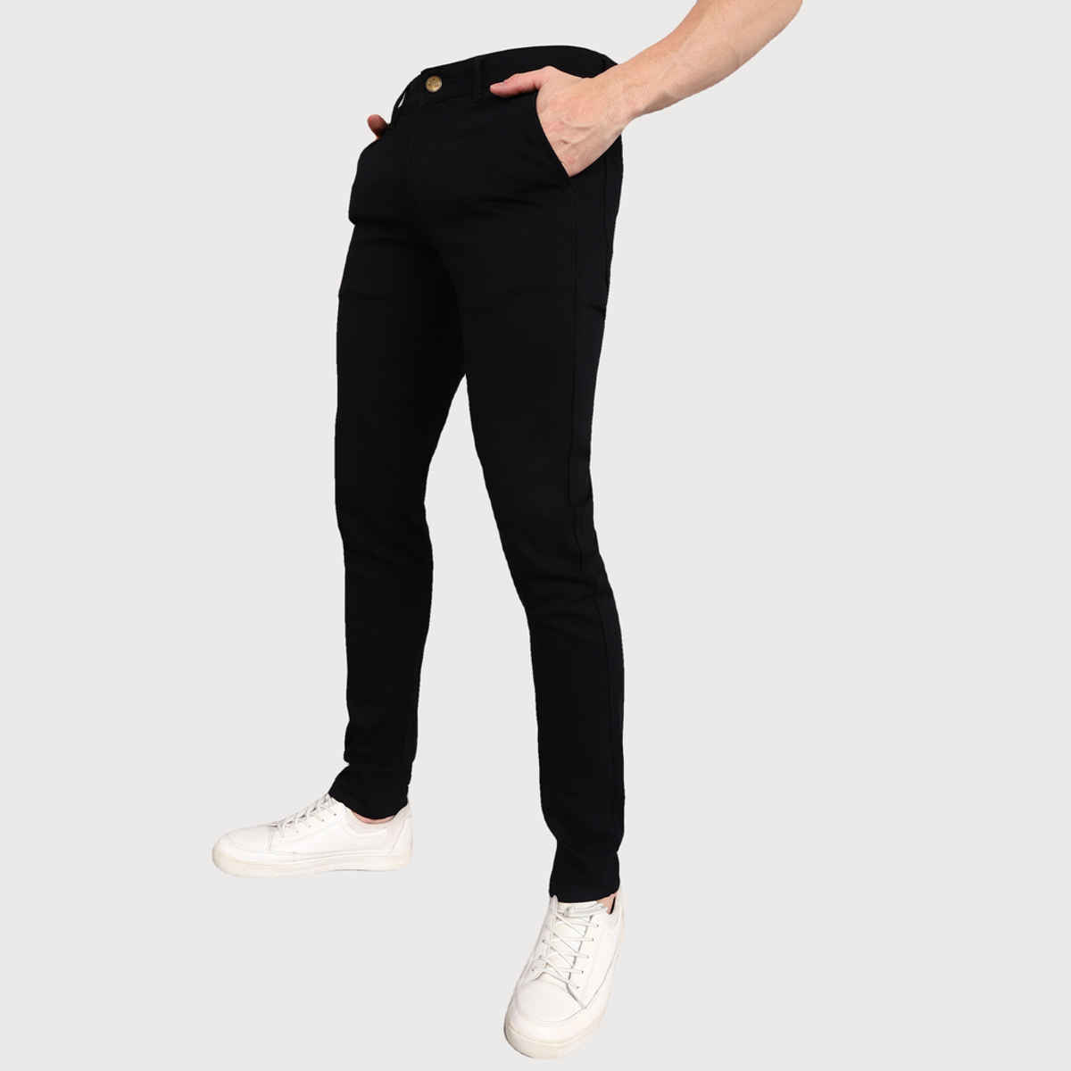 Urbano Fashion Men's Jeans Slim Fit Stretchable | Black | 36