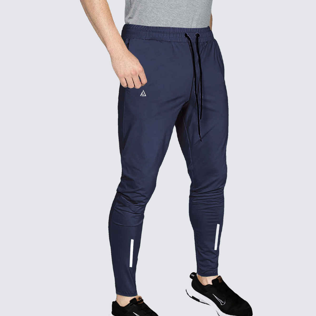 Avolt Men's Solid Regular Fit Track Pant | Navy - XL