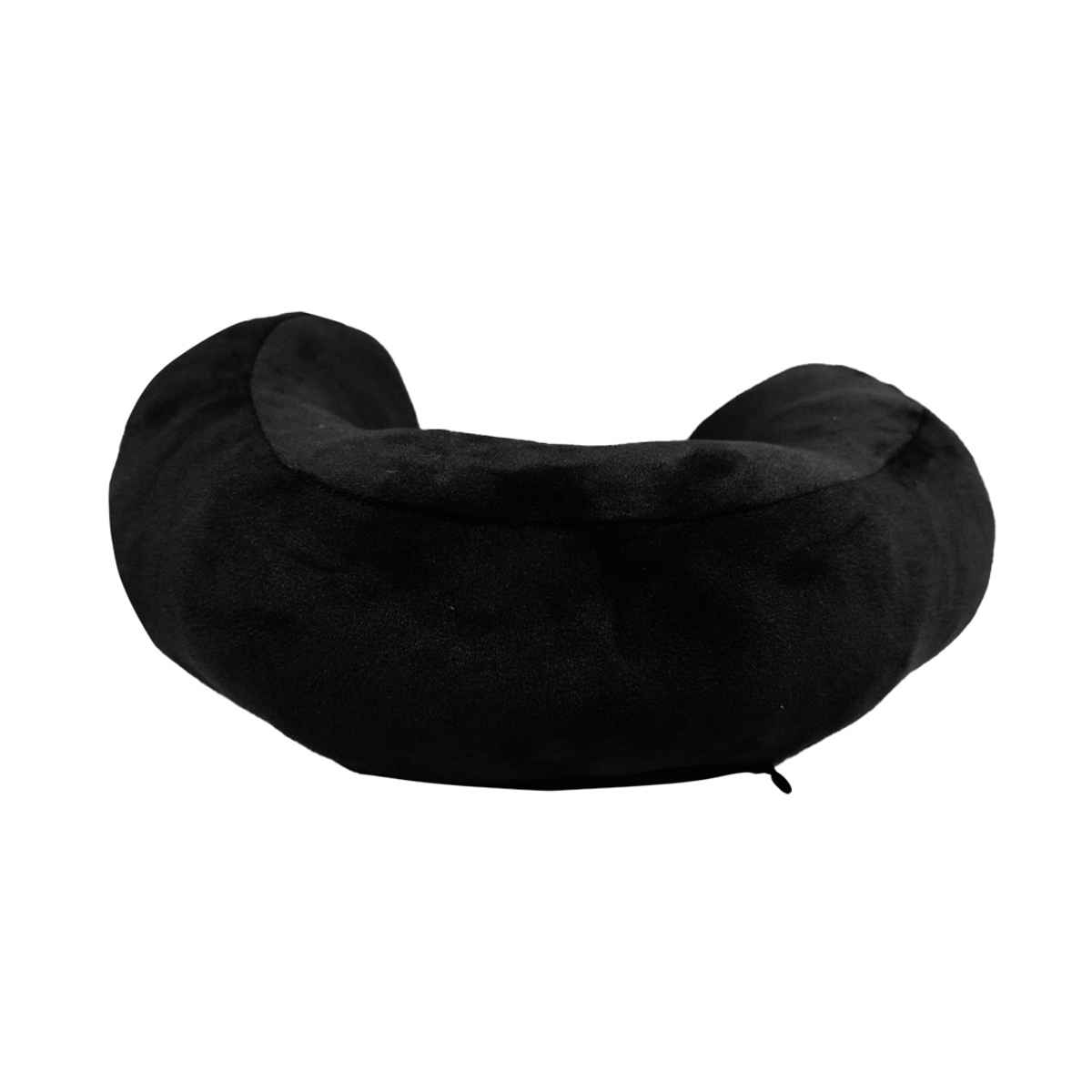Billebon Premium Fibre Filled Travel Neck Pillow | Round Shape| Black