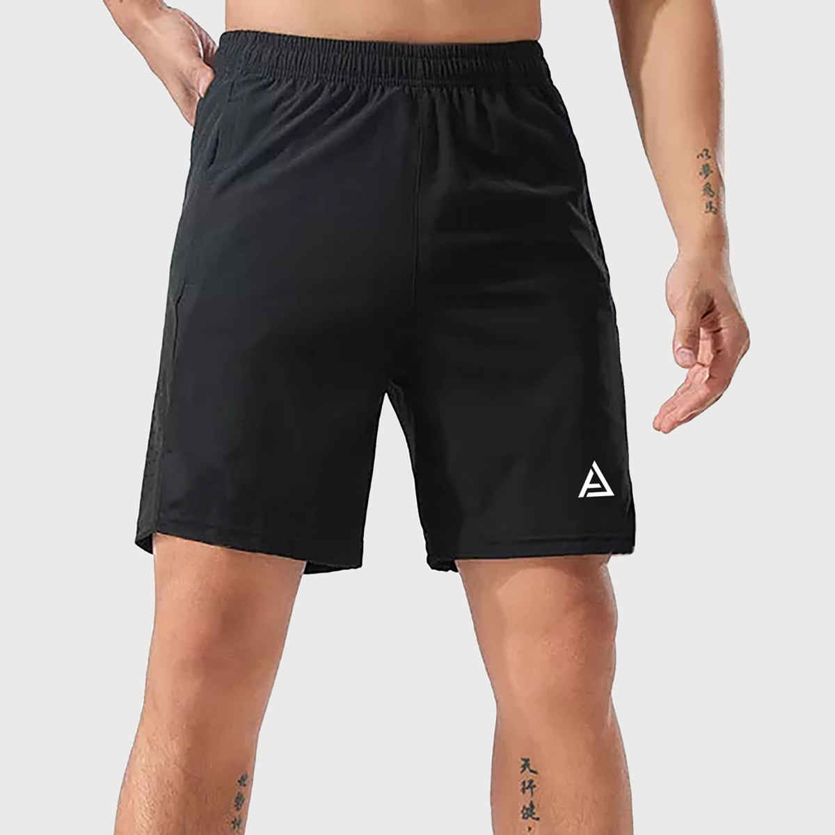 Avolt Men's Regular Fit Shorts Super Comfortable Half Pants AVS401 Black | M
