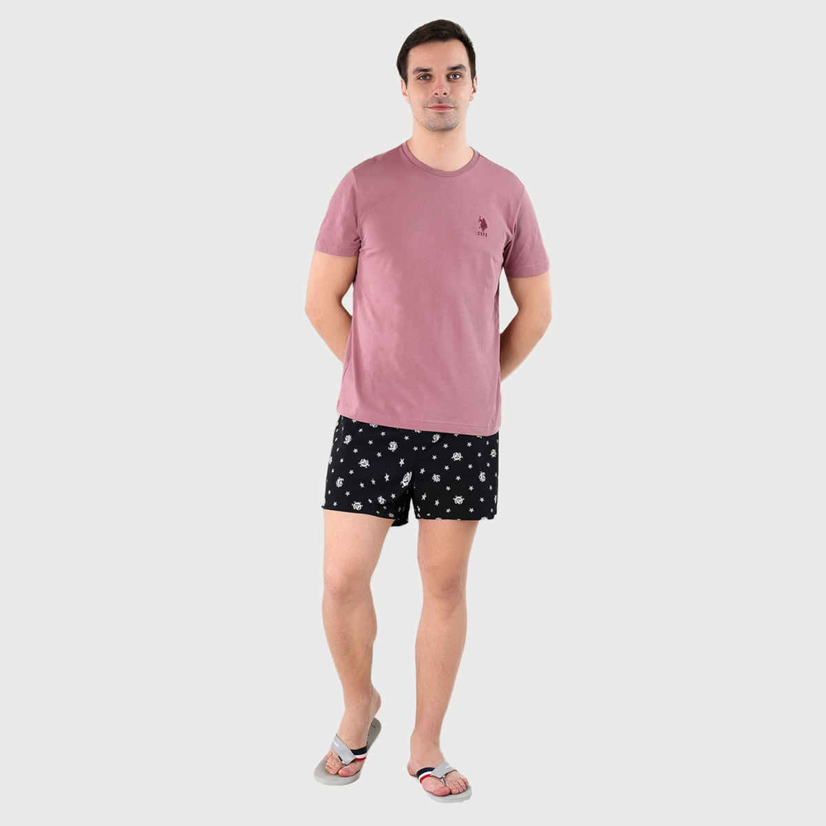 U.S. Polo Assn. | T-Shirts | S | Pack of 1 | Dark Pink