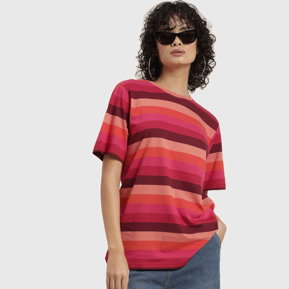 Difference of Opinion Women T-shirt - Multi | Printed | M