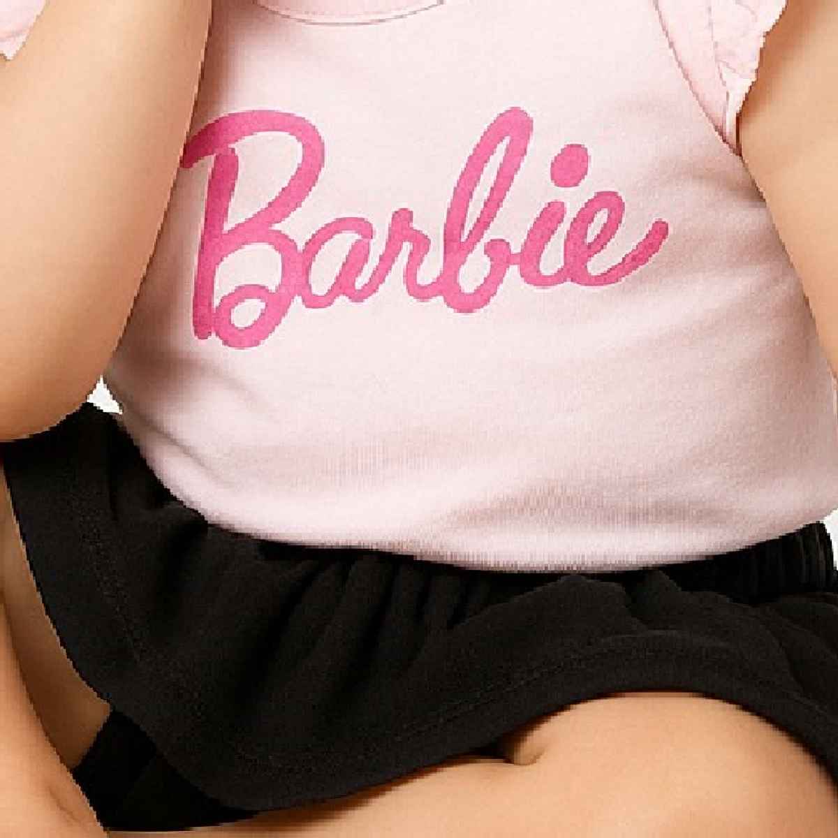 Mom's Love Girls' Printed Cotton Clothing Sets | Pink | 03 - 06 months