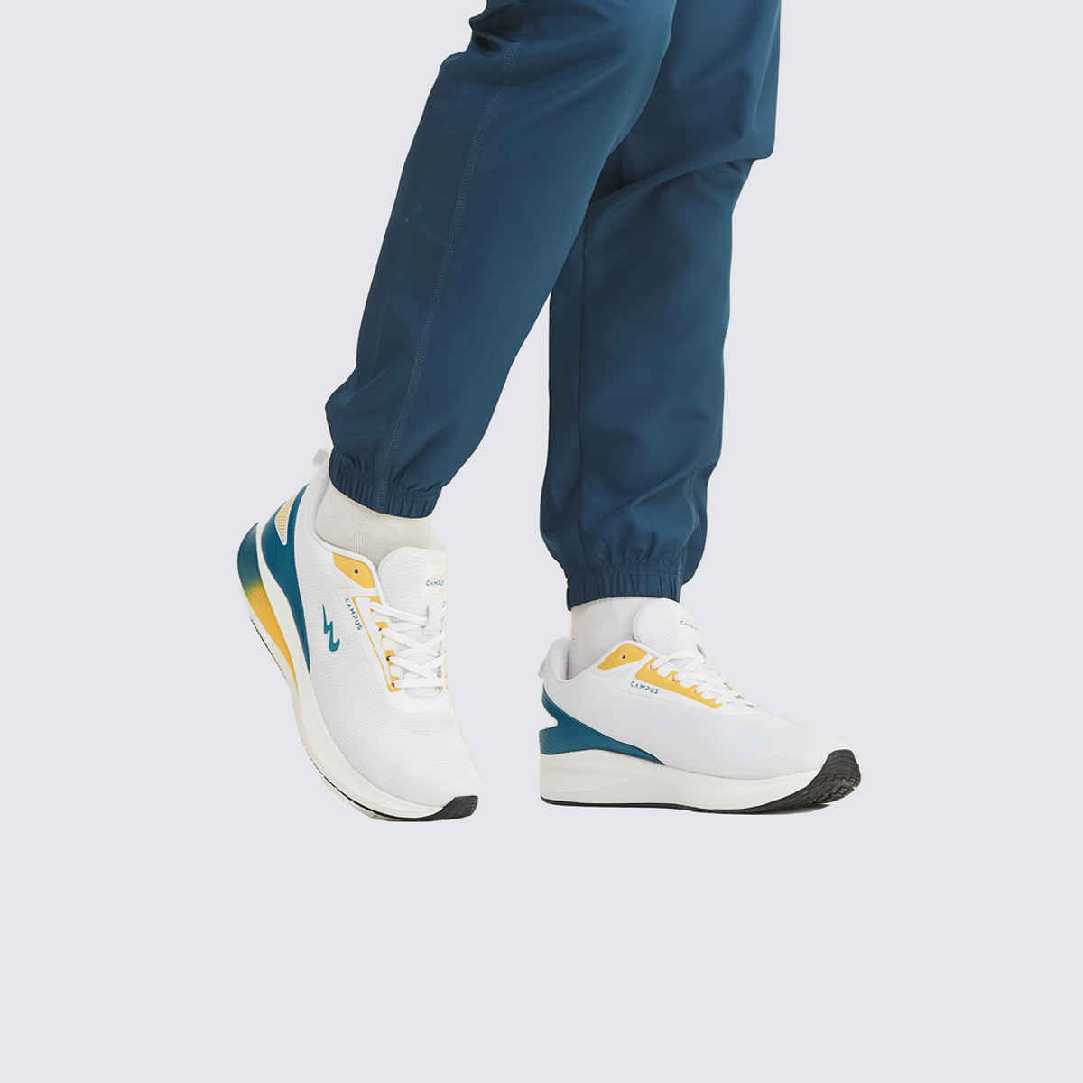 Campus Men's Camp Kripto Running Shoes | White | UK9