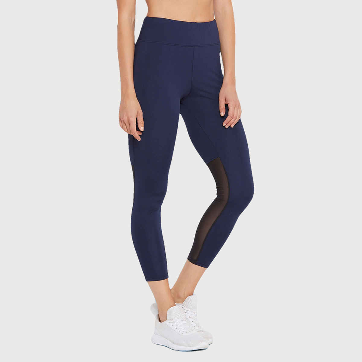 Clovia Activewear Ankle Length Tights | Blue | M