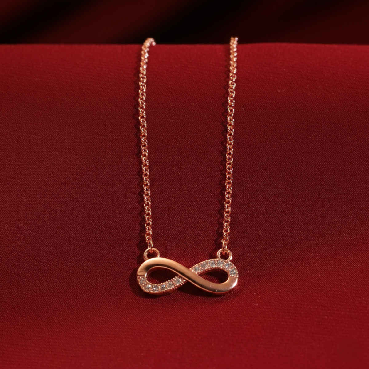 SALTY Infinity Love Necklace and Ear Cuff Jewellery Set