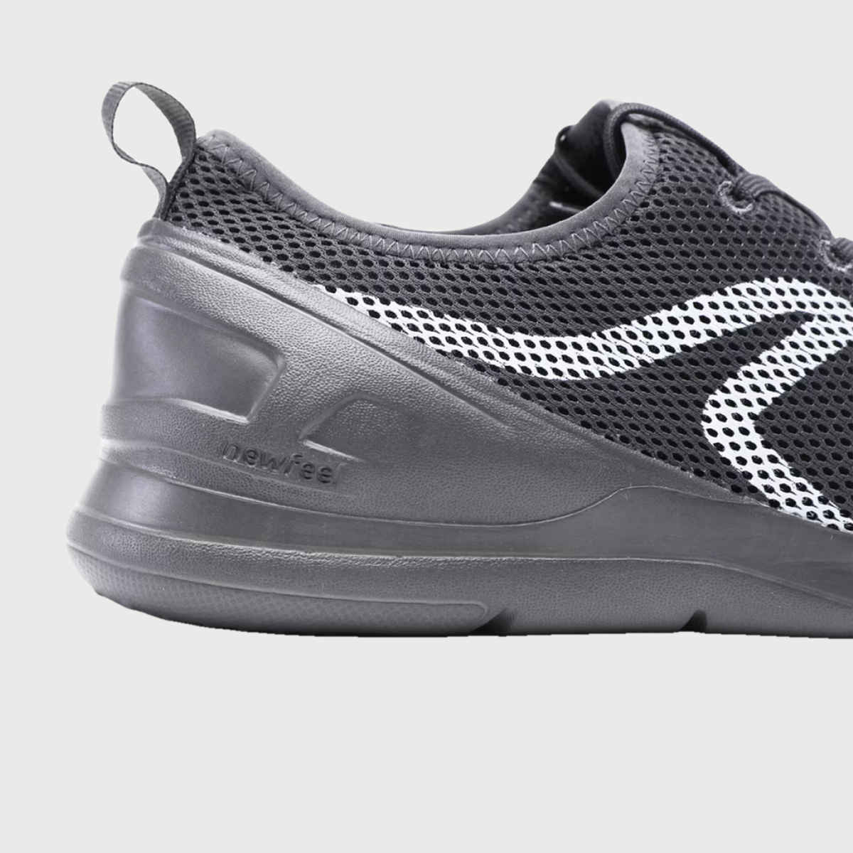 Decathlon | Newfeel Men's Walking Shoes | Black - UK 7