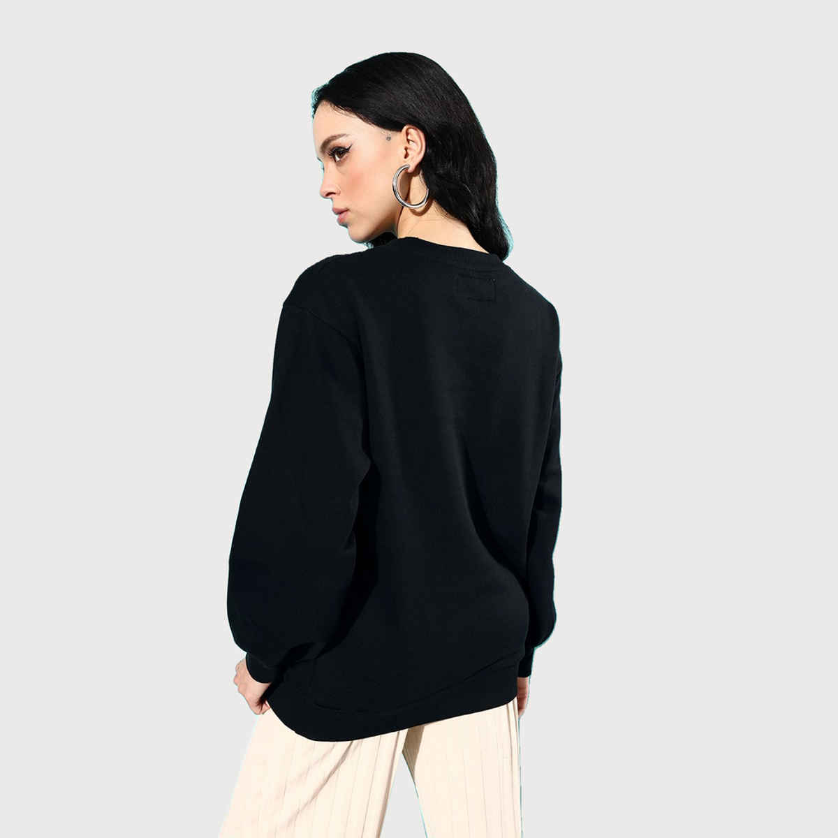 Difference Of Opinion Women's Sweatshirt | Dowswt021 | Black - XS