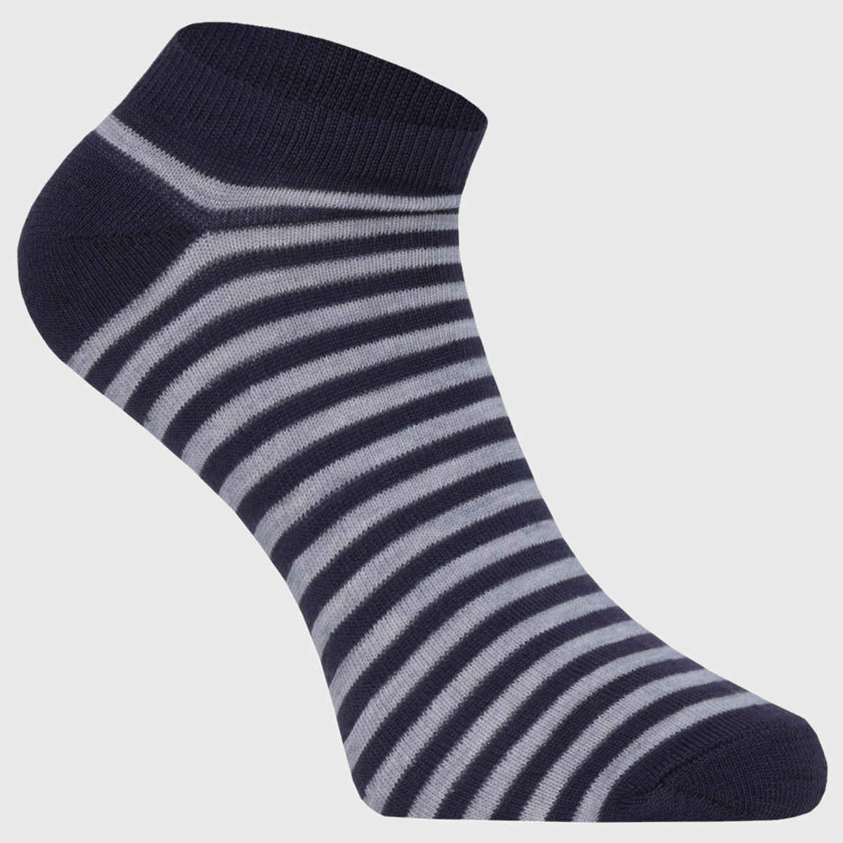 Beyond Unisex Striped Cotton Low Cut Socks | Assorted - Free Size