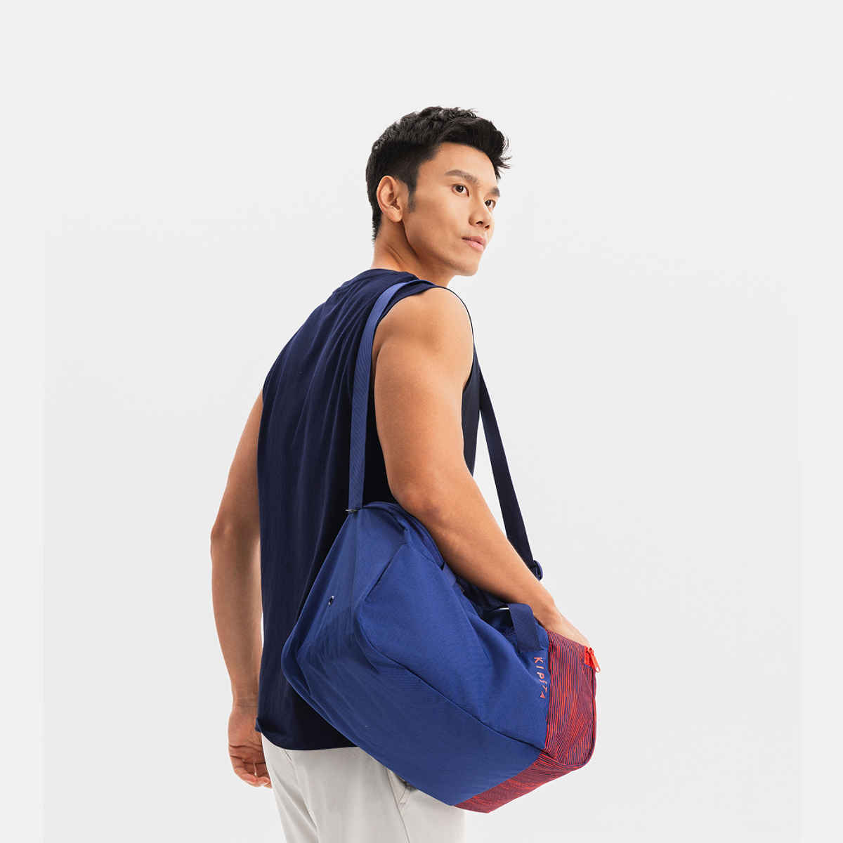 Decathlon Sports Duffle Bag | Blue and Red | 20L