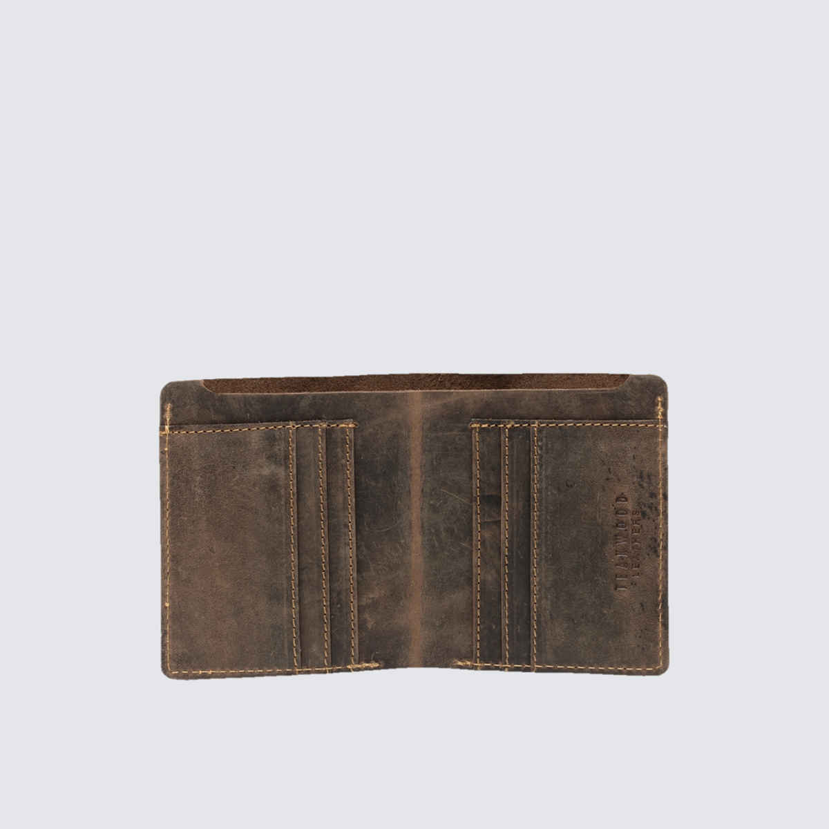 Teakwood Men's Leathers 2 Fold Wallet | Wlt339SaBrownHunter | Brown