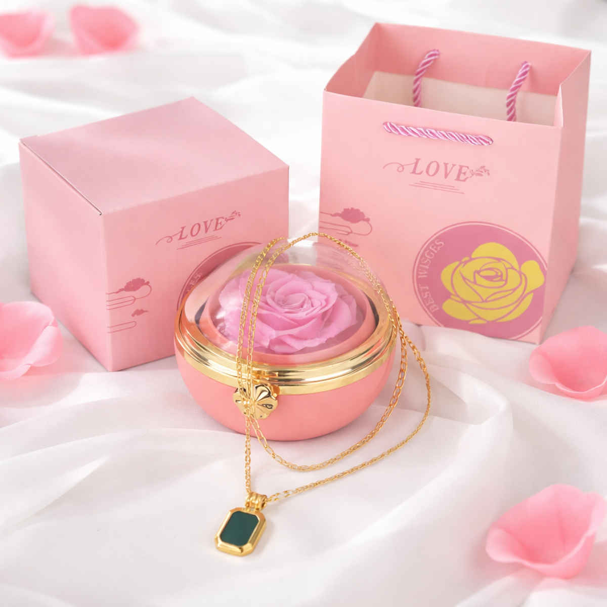 Beautynx Soft Pink Forever Rose Gift BNX-GF-00130 | Mother's Day