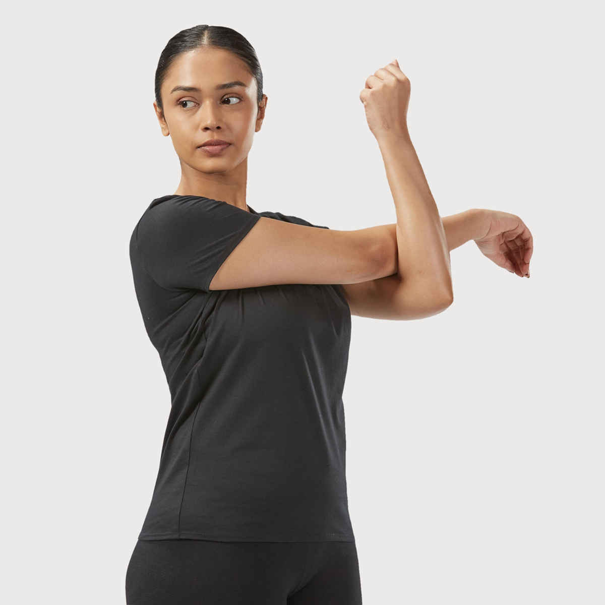 Decathlon | Nyamba WoMen's Fitness T-Shirt | Black - L