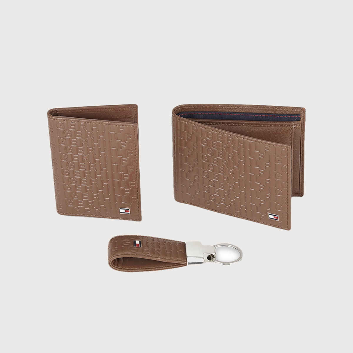 Tommy Hilfiger Men's Solid Leather Wallets | Brown | Free Size