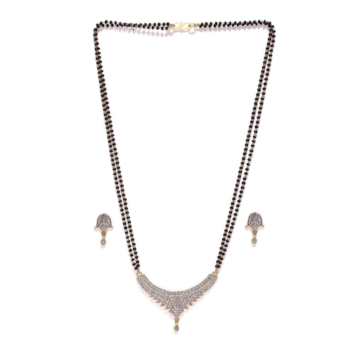 YouBella Latest Traditional Jewellery Gold Plated Mangalsutra for Women (YBMS - 10007)