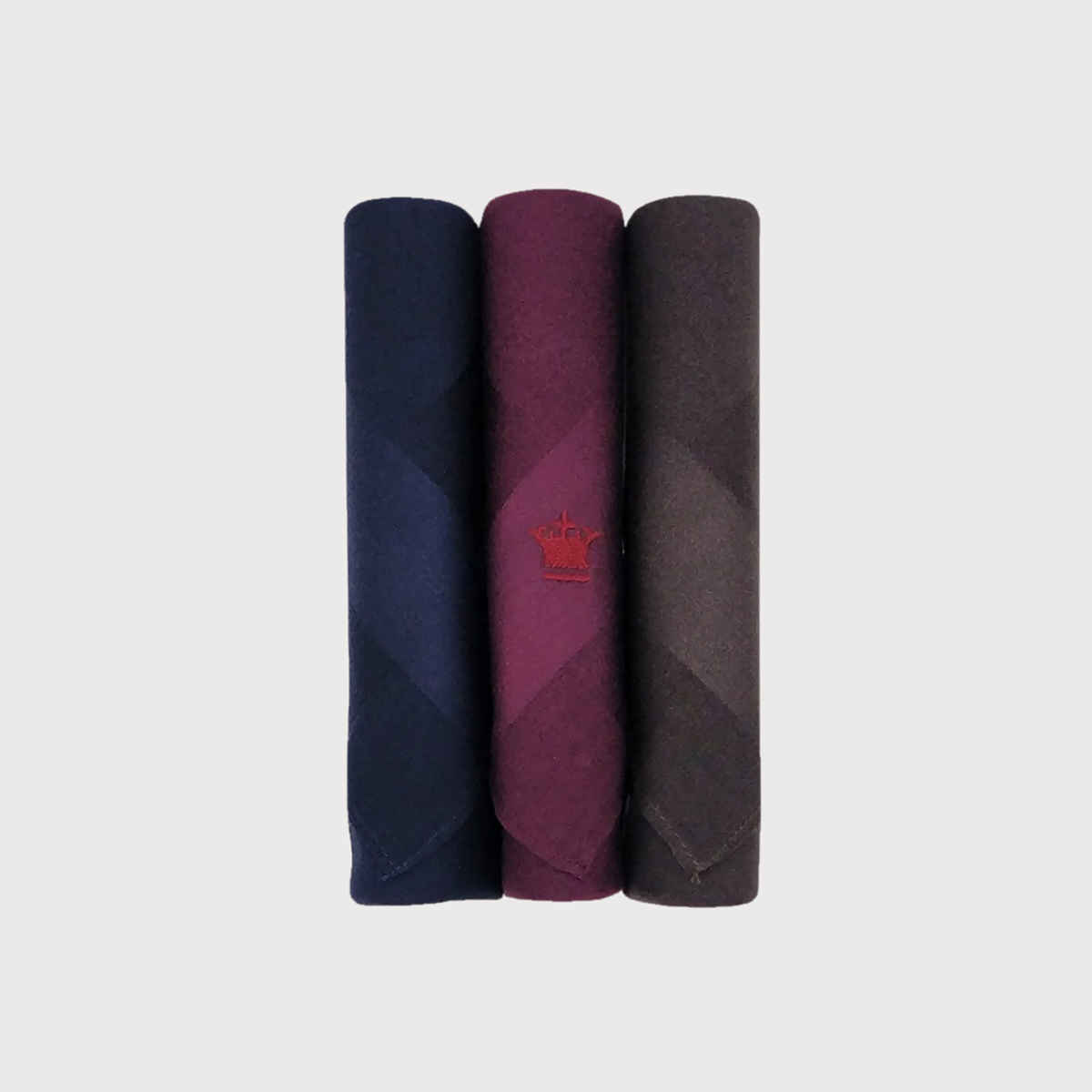 Louis Philippe Men's Solid Cotton Handkerchief | Assorted