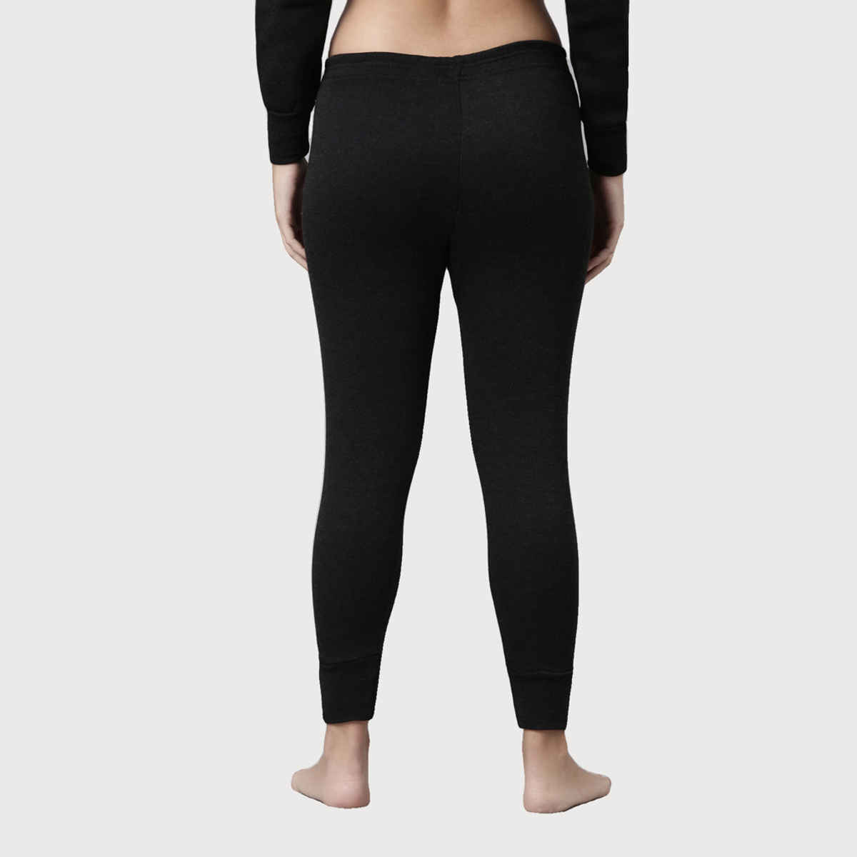 Rupa Thermocot Volcano Thermal Trouser For Women| Anthra Melange| S