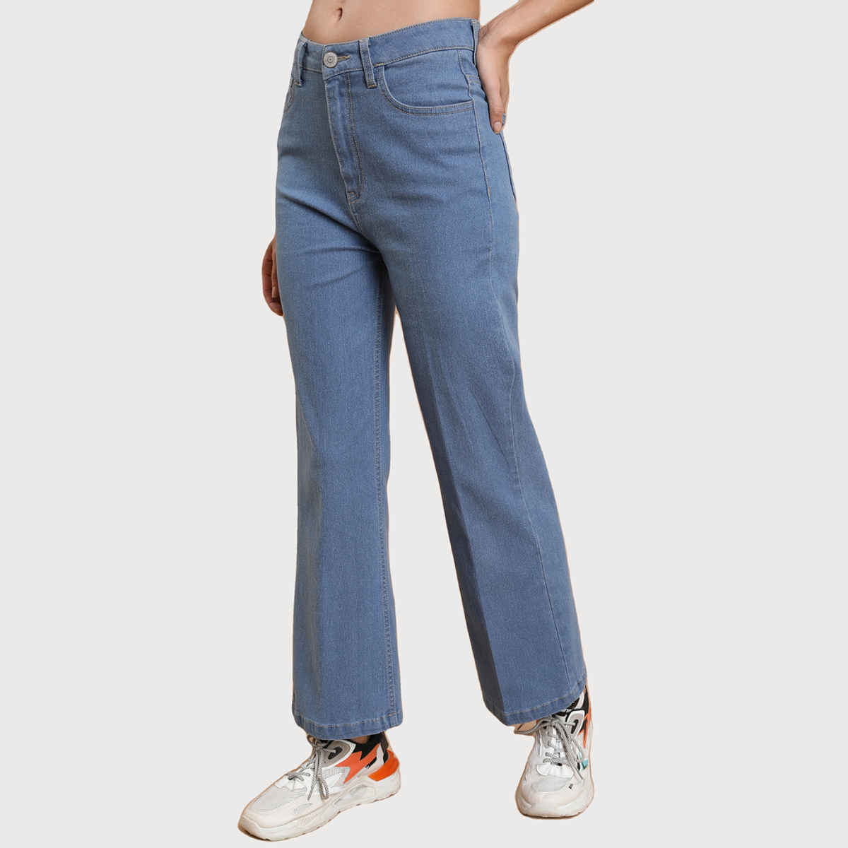 Tokyo Talkies Women's Flared Stretchable Jeans - 30