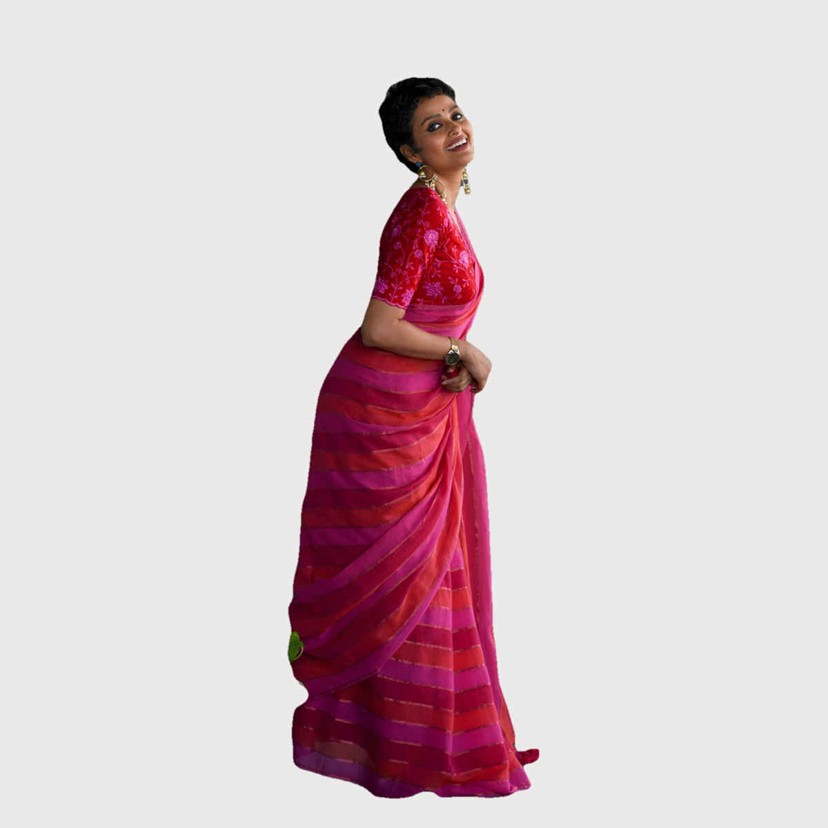 Suta Multicolour Cotton Saree