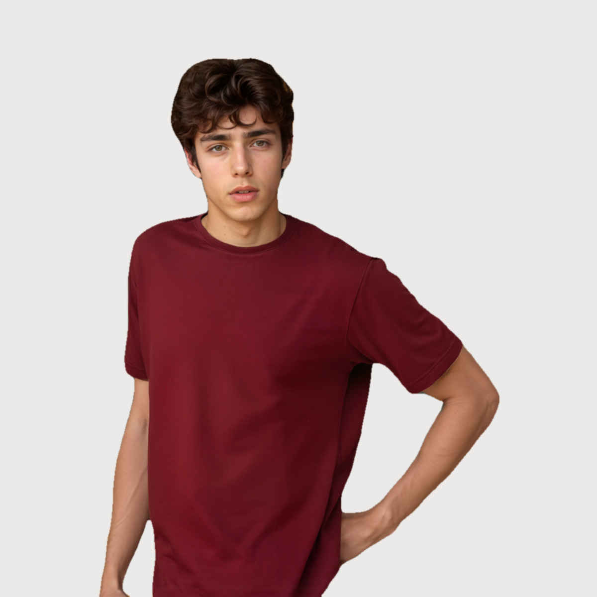 EQL Men's NeoVerse Recycled Tee | Maroon - S