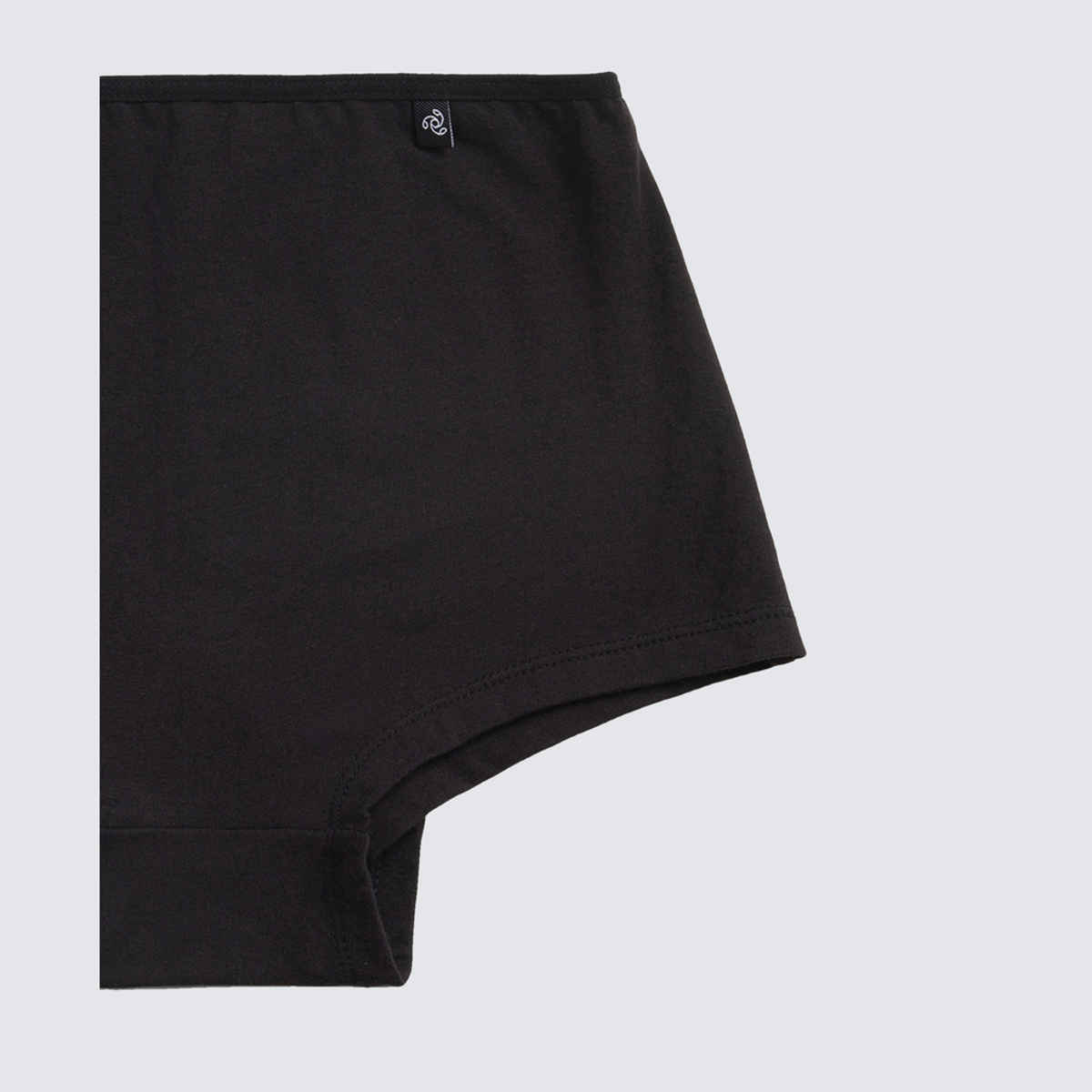 Jockey SS04 Women's Super Combed Cotton Elastane Stretch Underwear BoyShorts|Concealed Waistband | Black-XL