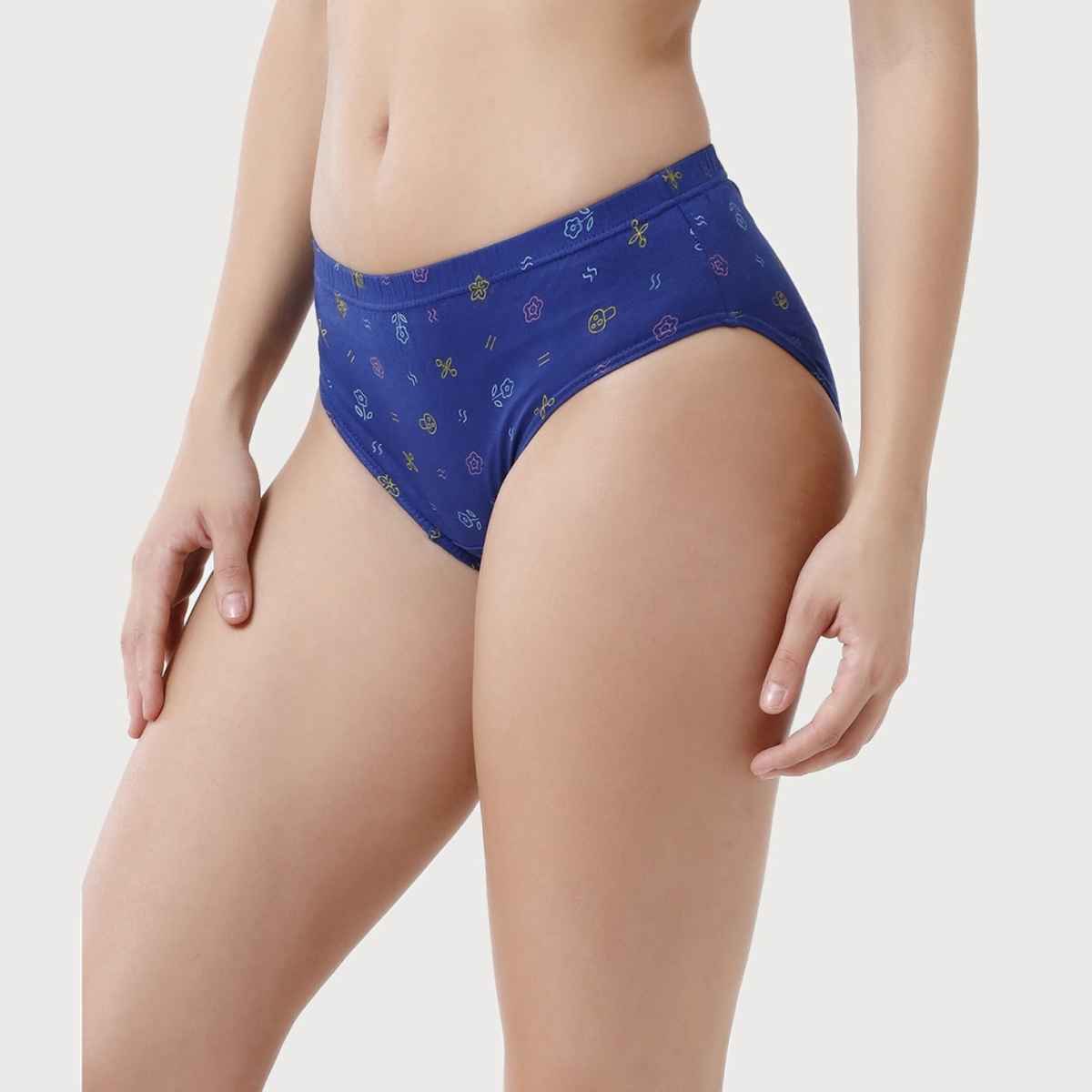 Amul Comfy Women's Hipster Panty | Multicolor - 90