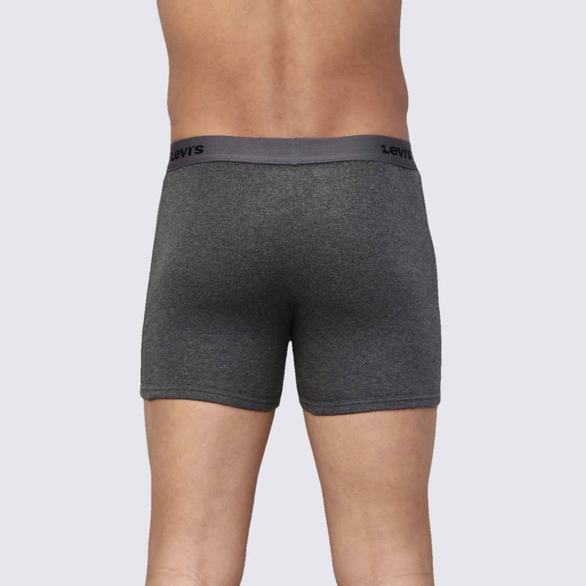Levi's 001 Men's Classic Boxer Brief | Contoured Double Pouch | D. Grey Mel | L