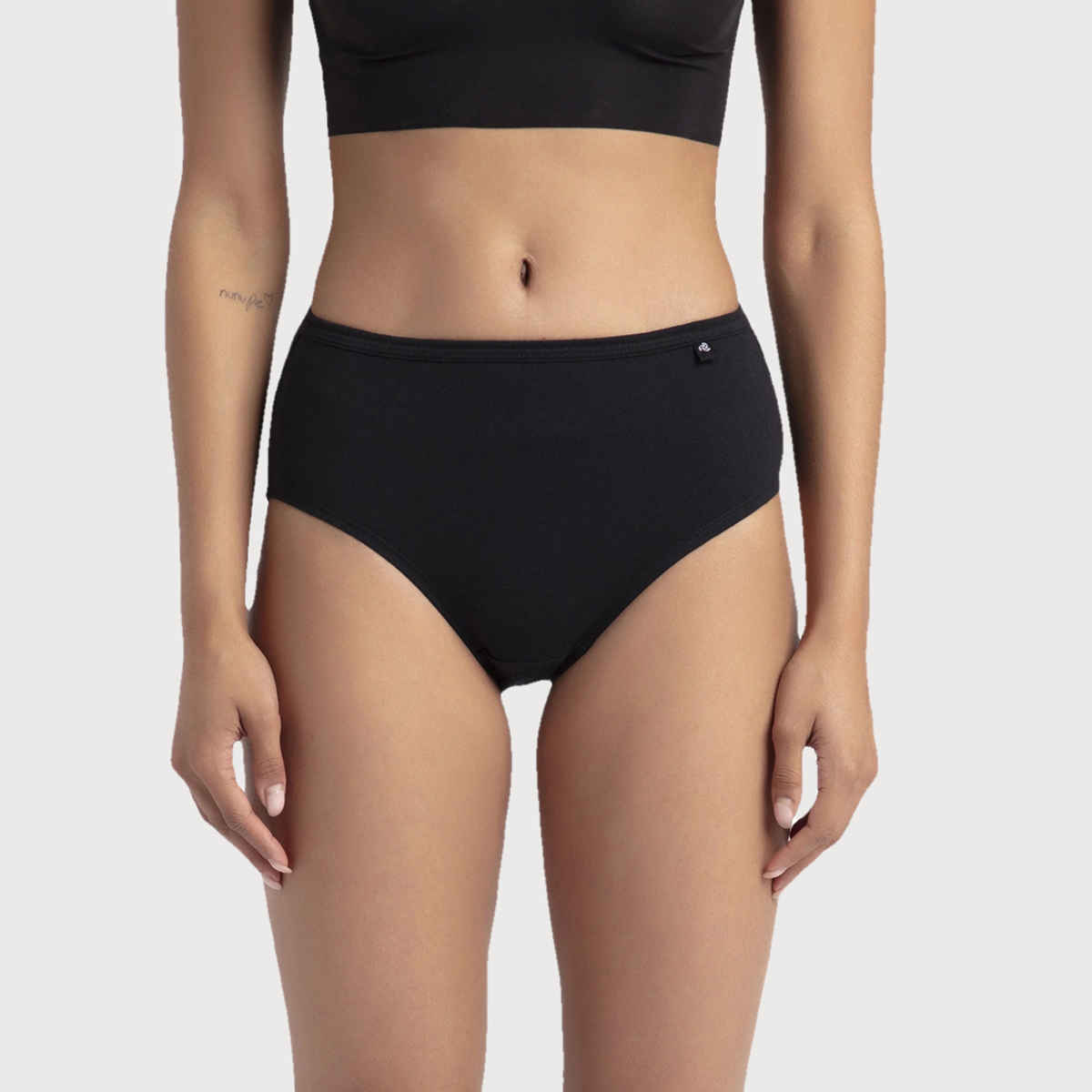 Jockey 1406 Women's Super Combed Cotton Underwear Mid Waist Hipster Panty|PO3 | Multicolor Dark assorted-L