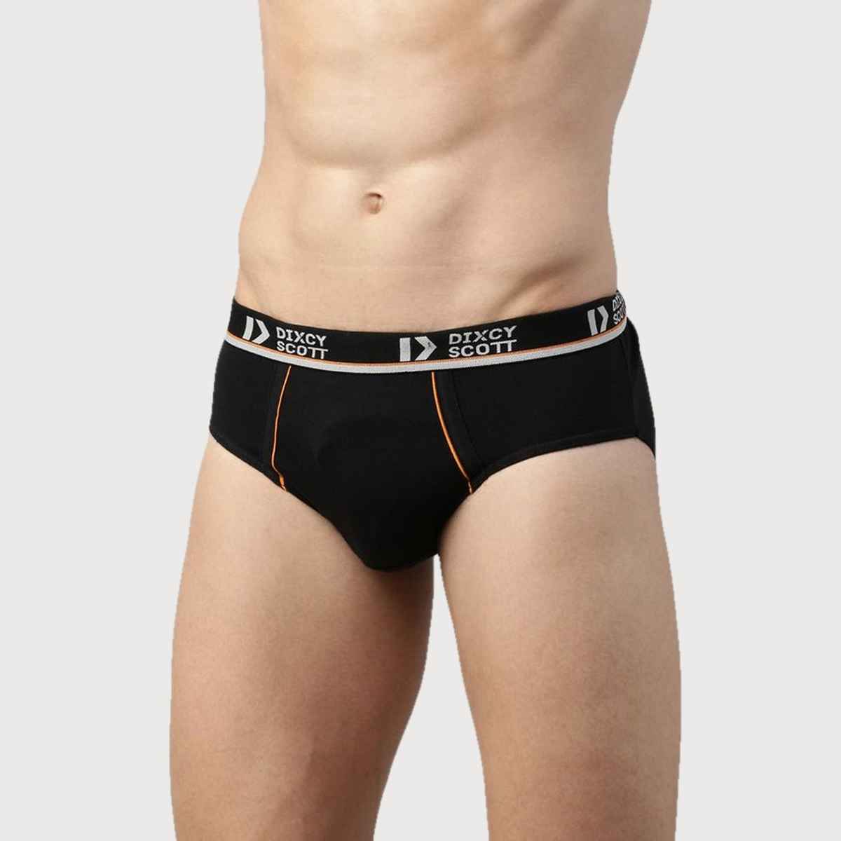 Dixcy Scott Originals Men'S Brief Modern Fit Solid Innerwear (Multicolor-Pack Of 3)
