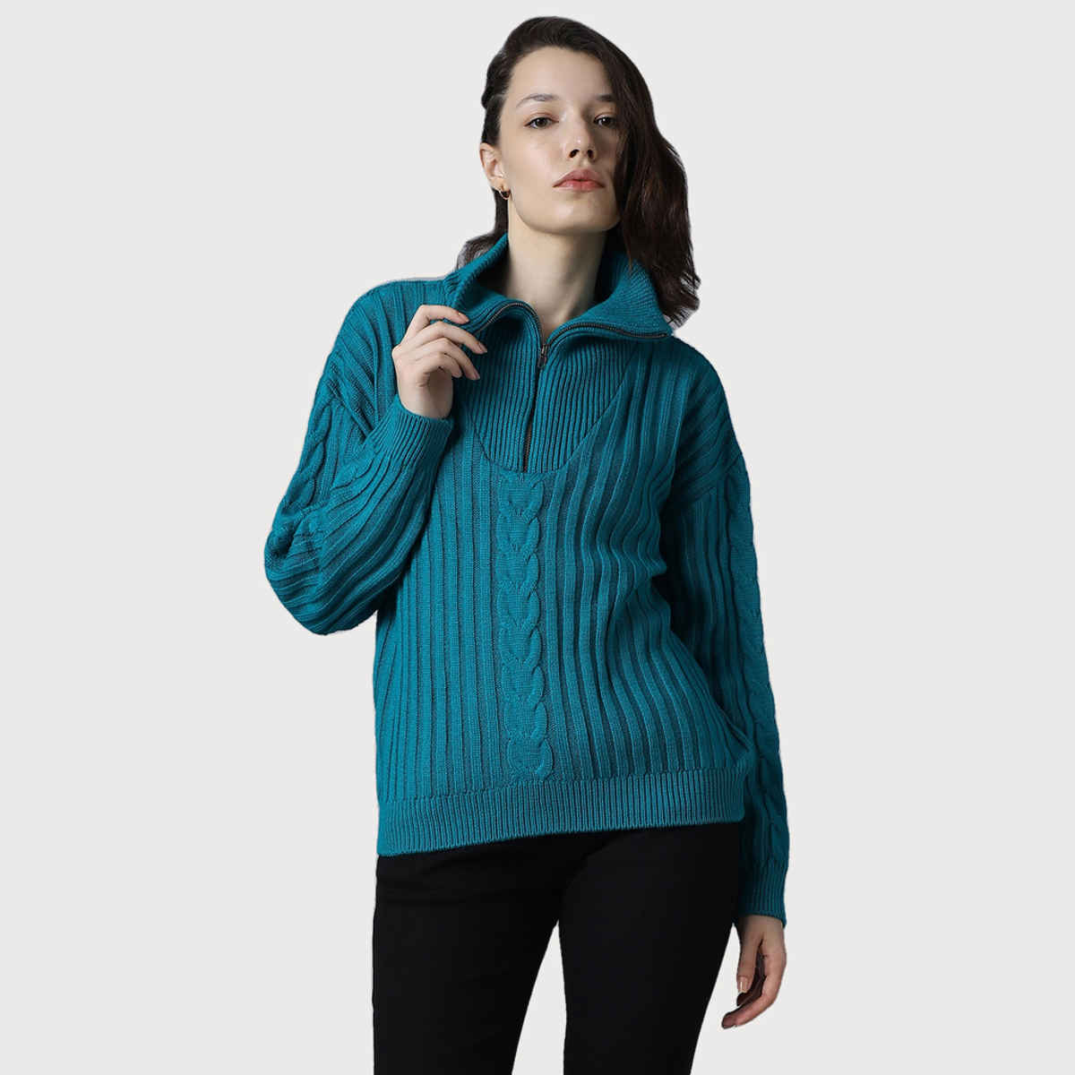 High Star Women's Sweater | Teal - M