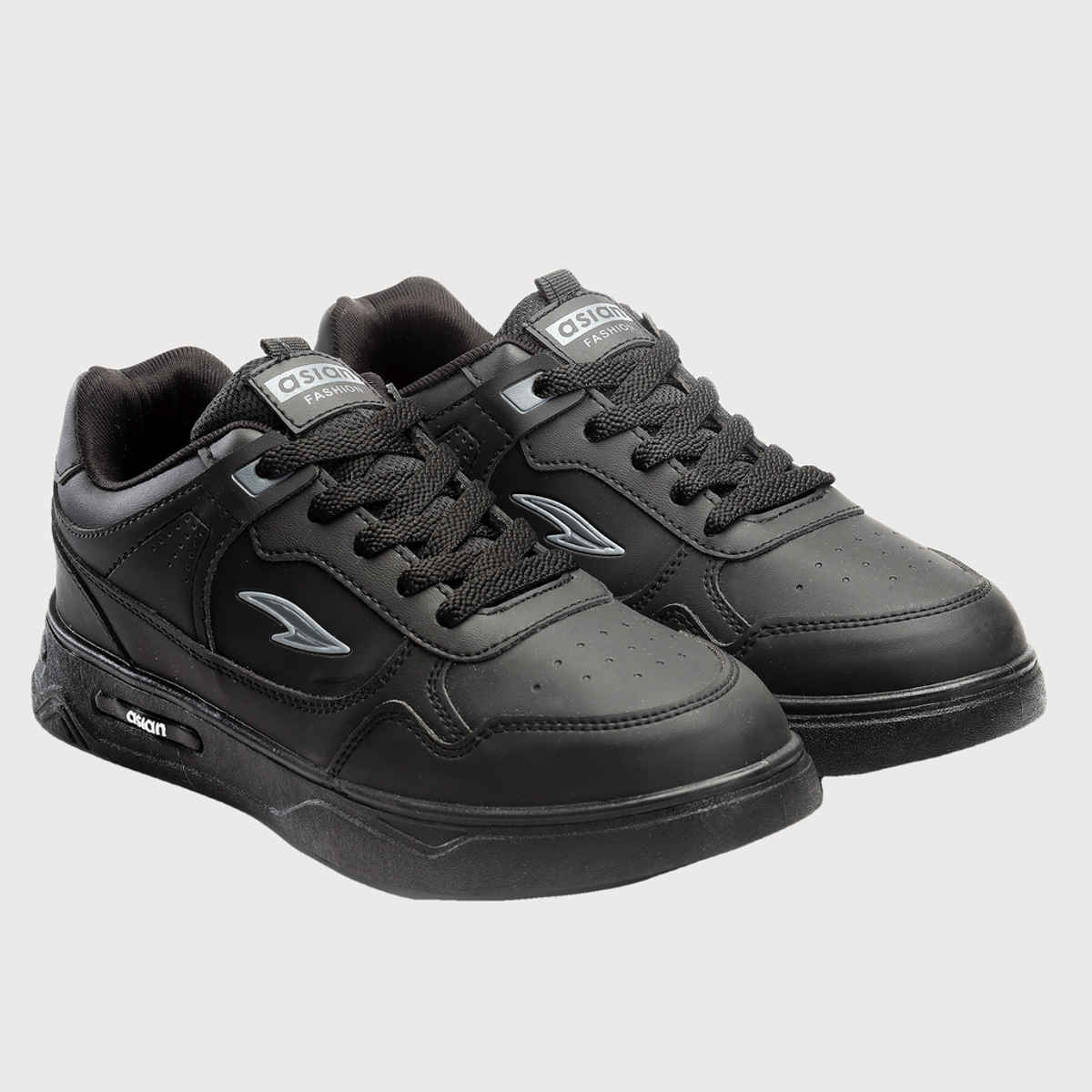 Asian Boston-01 Men Sneakers | Black | Size-8