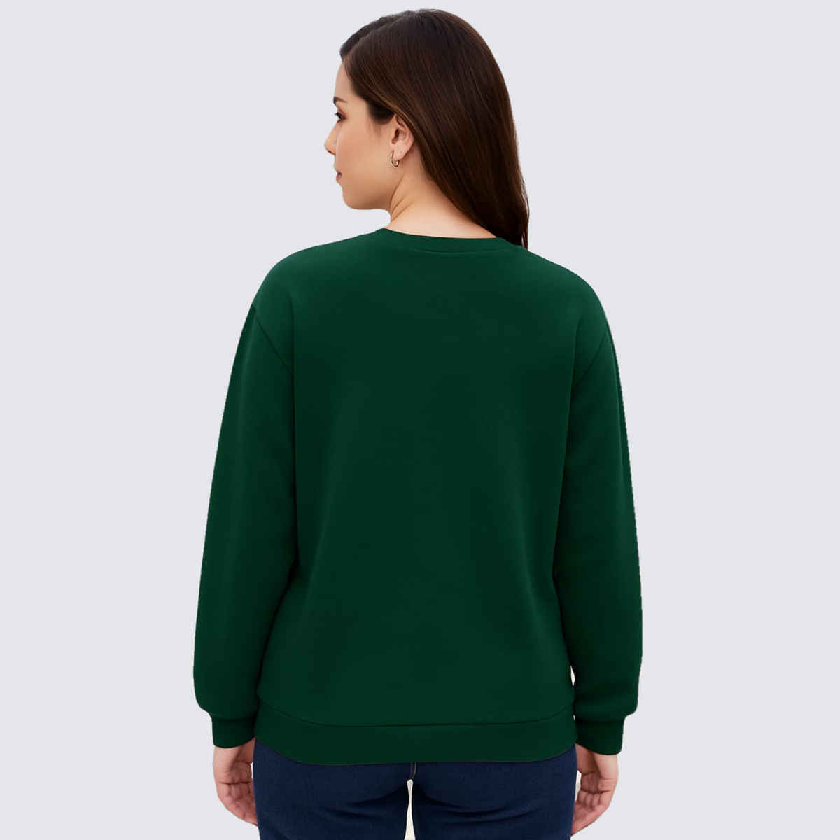 GCYX Women's 3 HEART Sweatshirt | Green - L