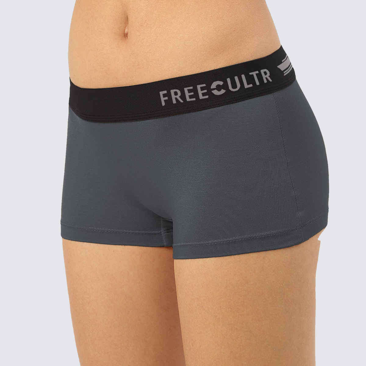 Freecultr Cotton Women's Boyshorts - L | Long Panty | Pack of 2