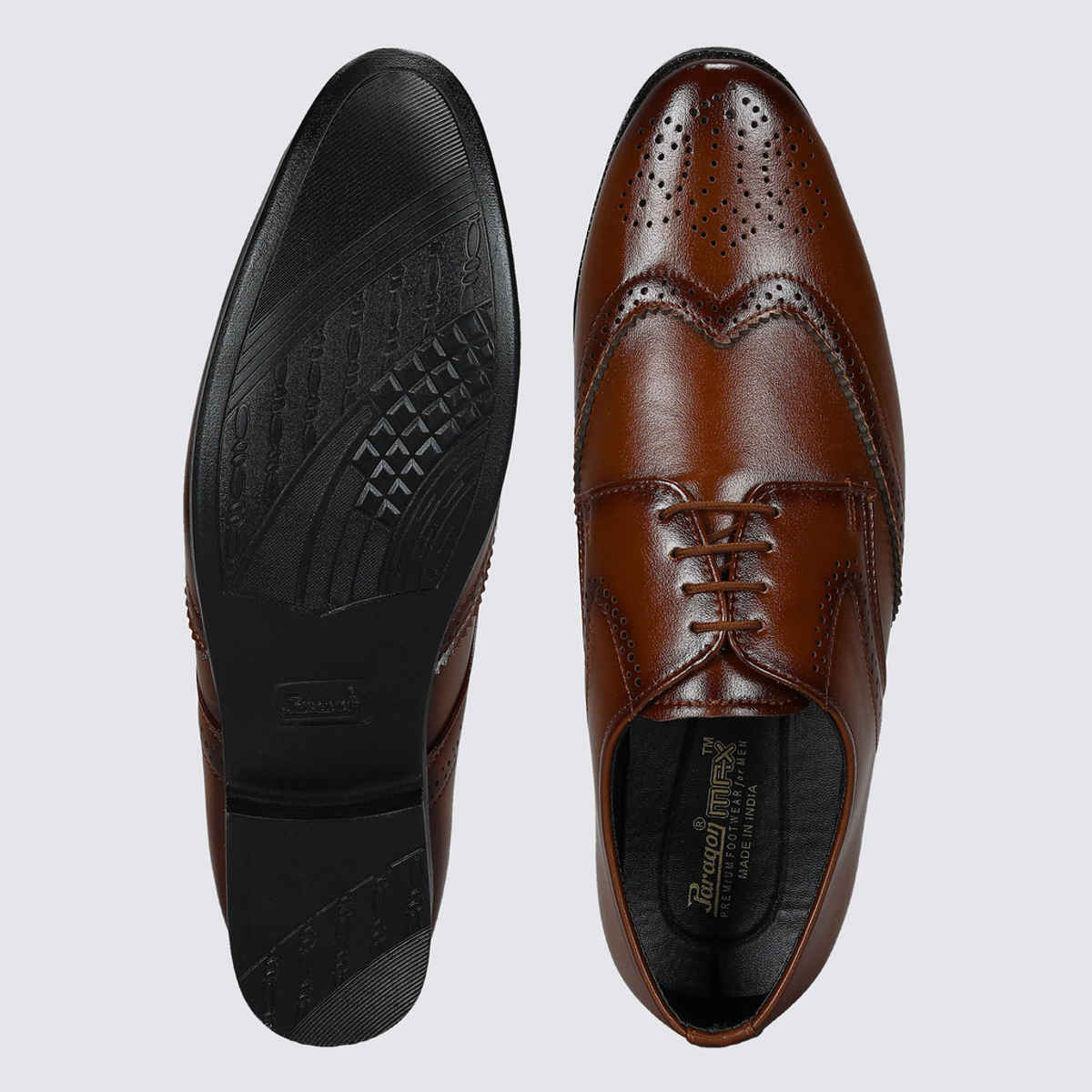 Paragon Men's Tan Pvc Formal Shoes K11242G UK 8