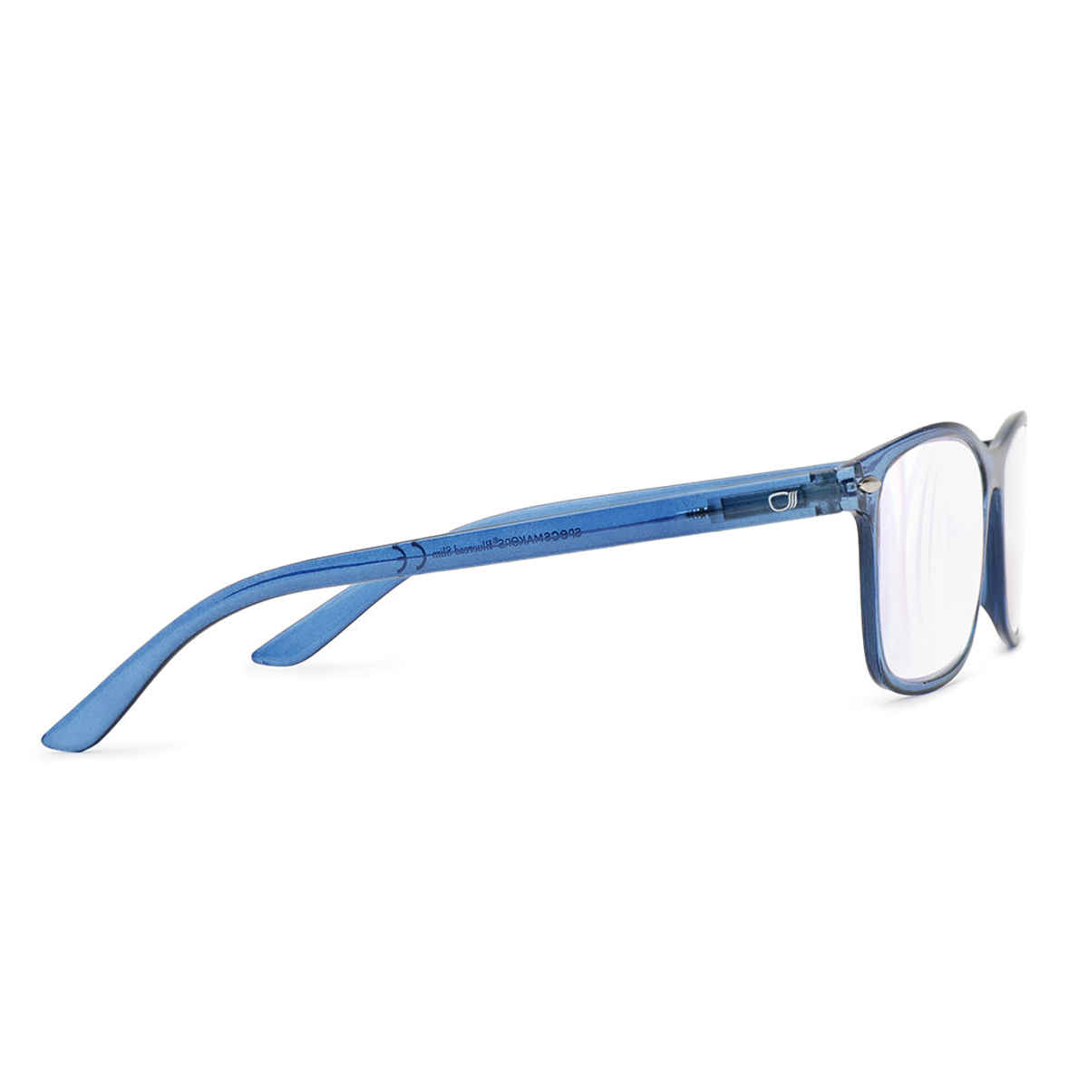 Specsmakers Unisex Solid TR90 Computer Glasses | Blue
