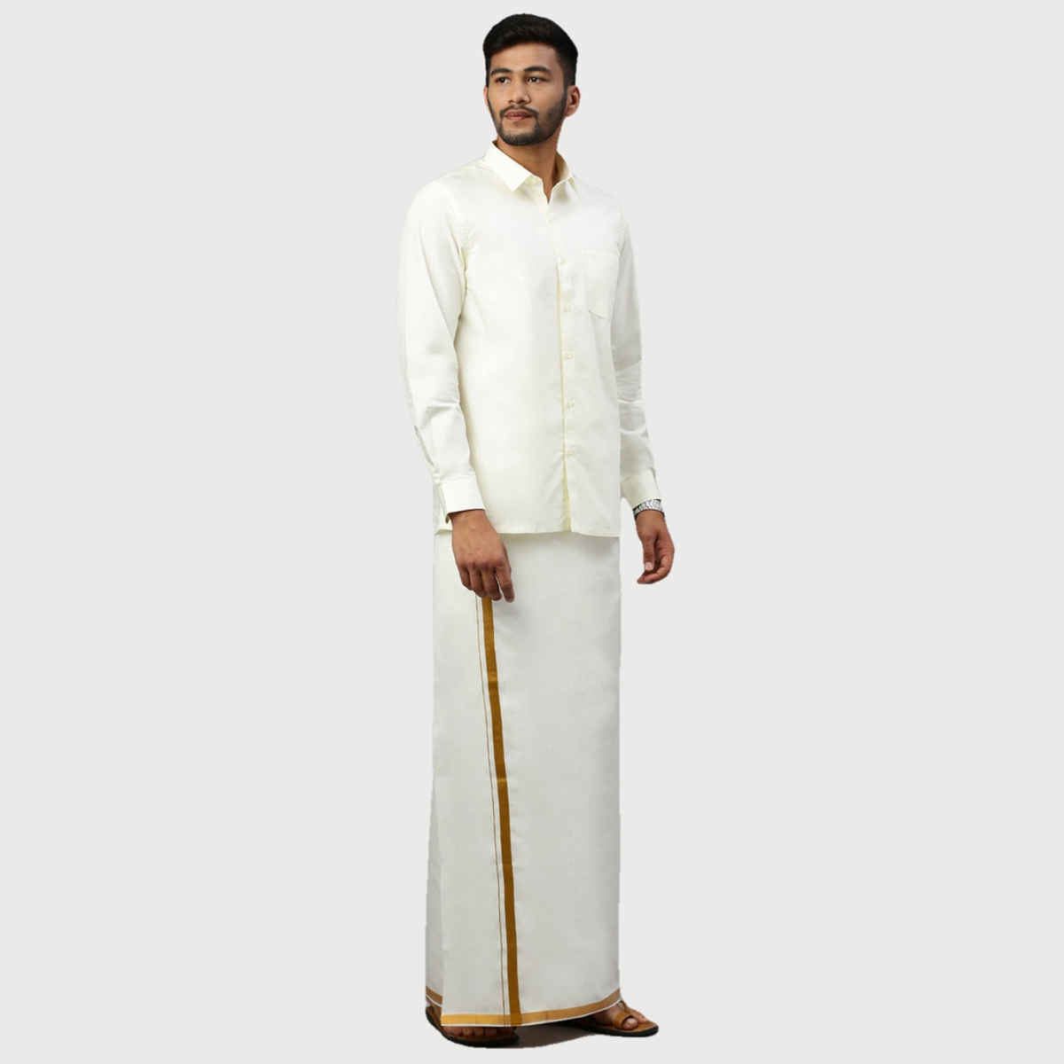 Ramraj Cotton Genxt 248 Adjustable Veshti/Dhoti