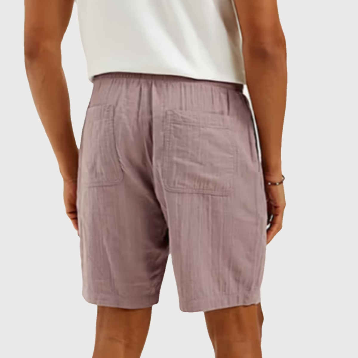 EQL Men s Pure Cotton Shorts | Dark mauve | S
