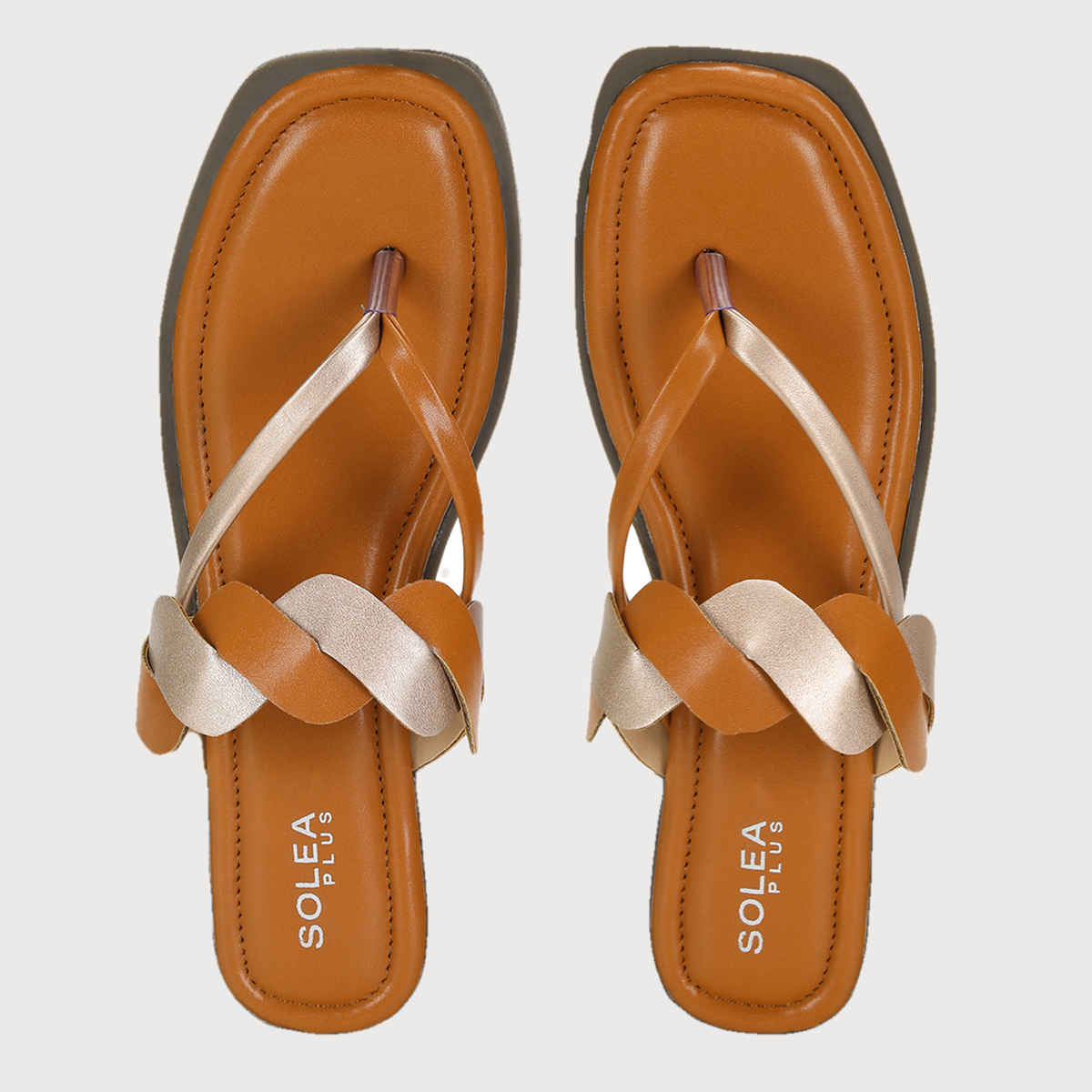 Paragon Women's Casual Sandals With Anti-Skid Sole & Sturdy Construction Brown - 7