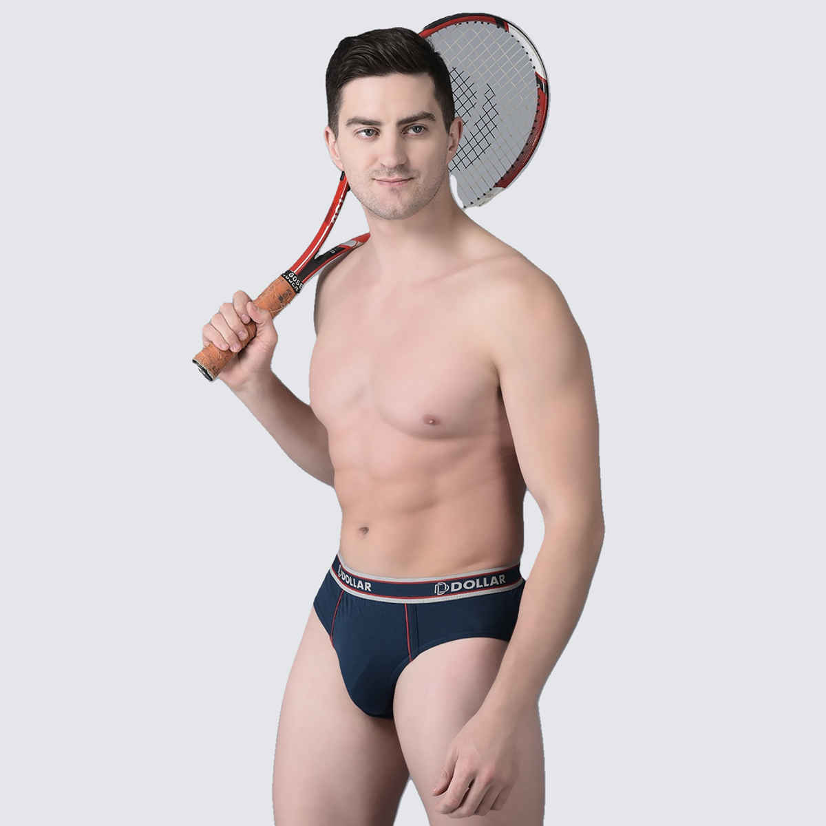 Dollar Bigboss Men's Solid Brief With Anti-Microbial Odour Control | Pack Of 2 - Assorted - XXL