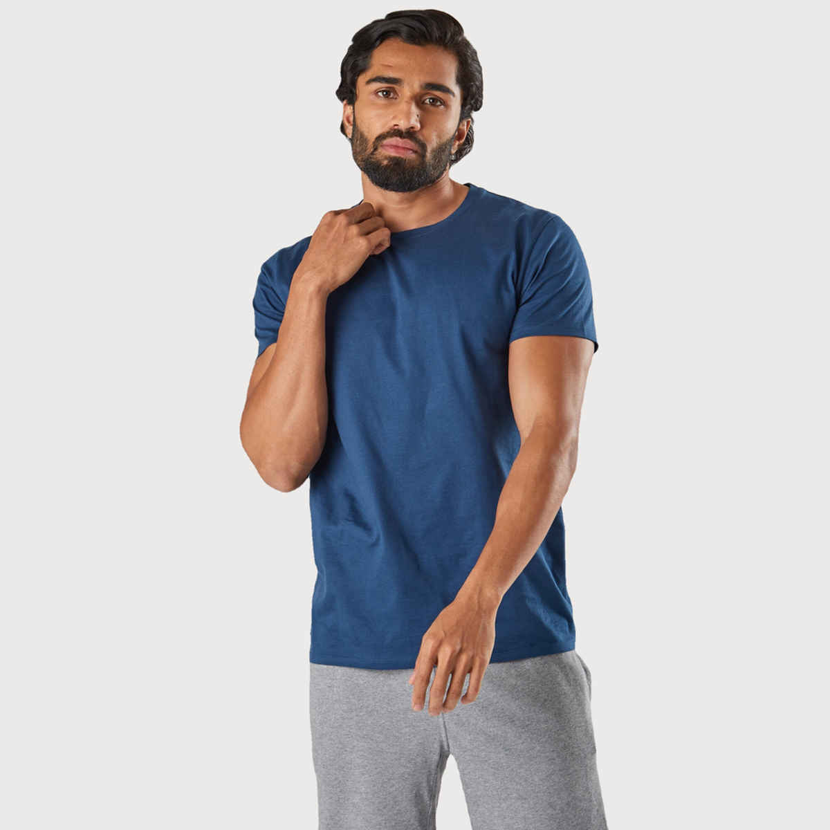 Decathlon Domyos Men's Fitness T-shirt | Blue | S
