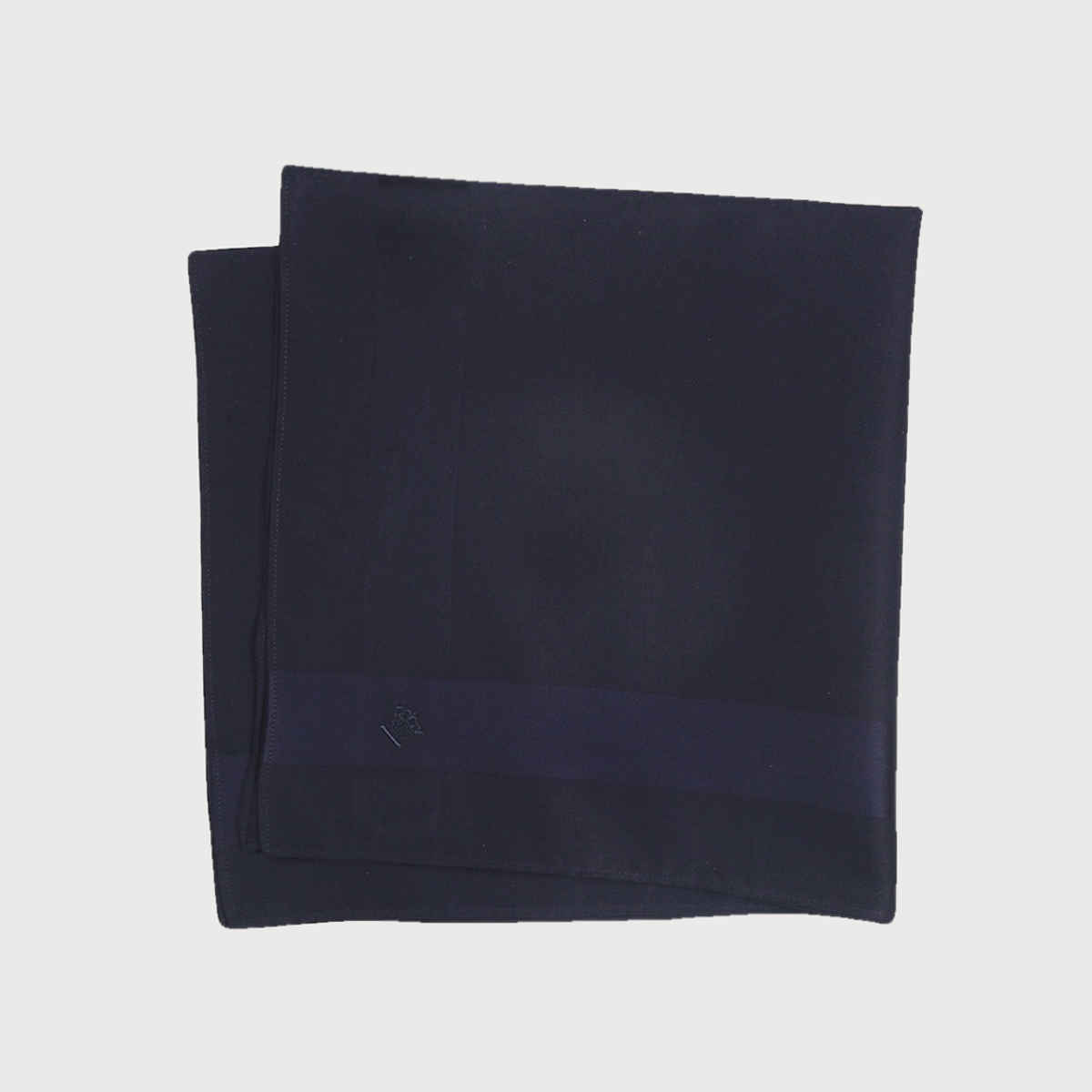 Louis Philippe Men's Solid Cotton Handkerchief | Assorted