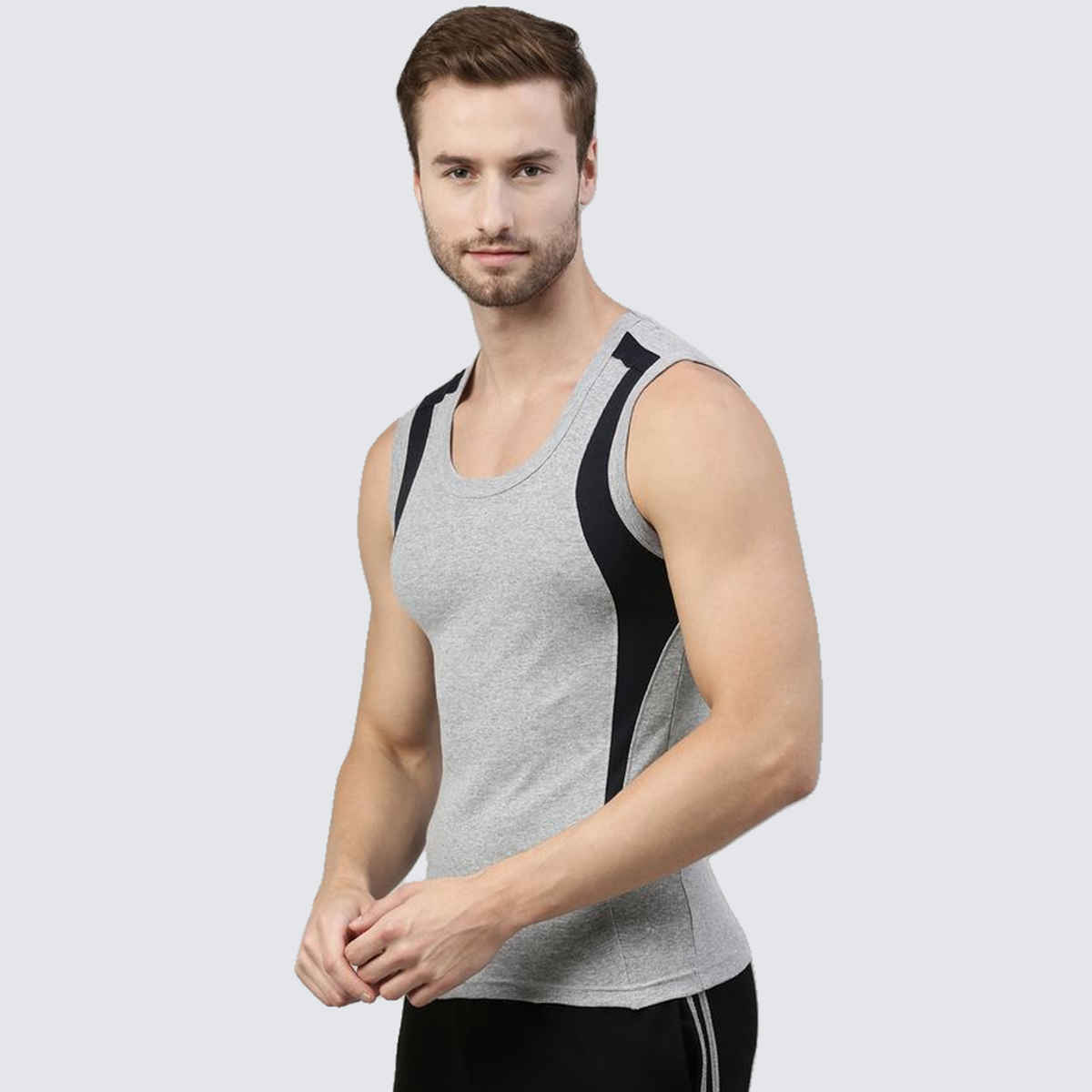 Dixcy Scott Originals Men's Bold Gym Vest | Set Of 2 | Assorted - XL