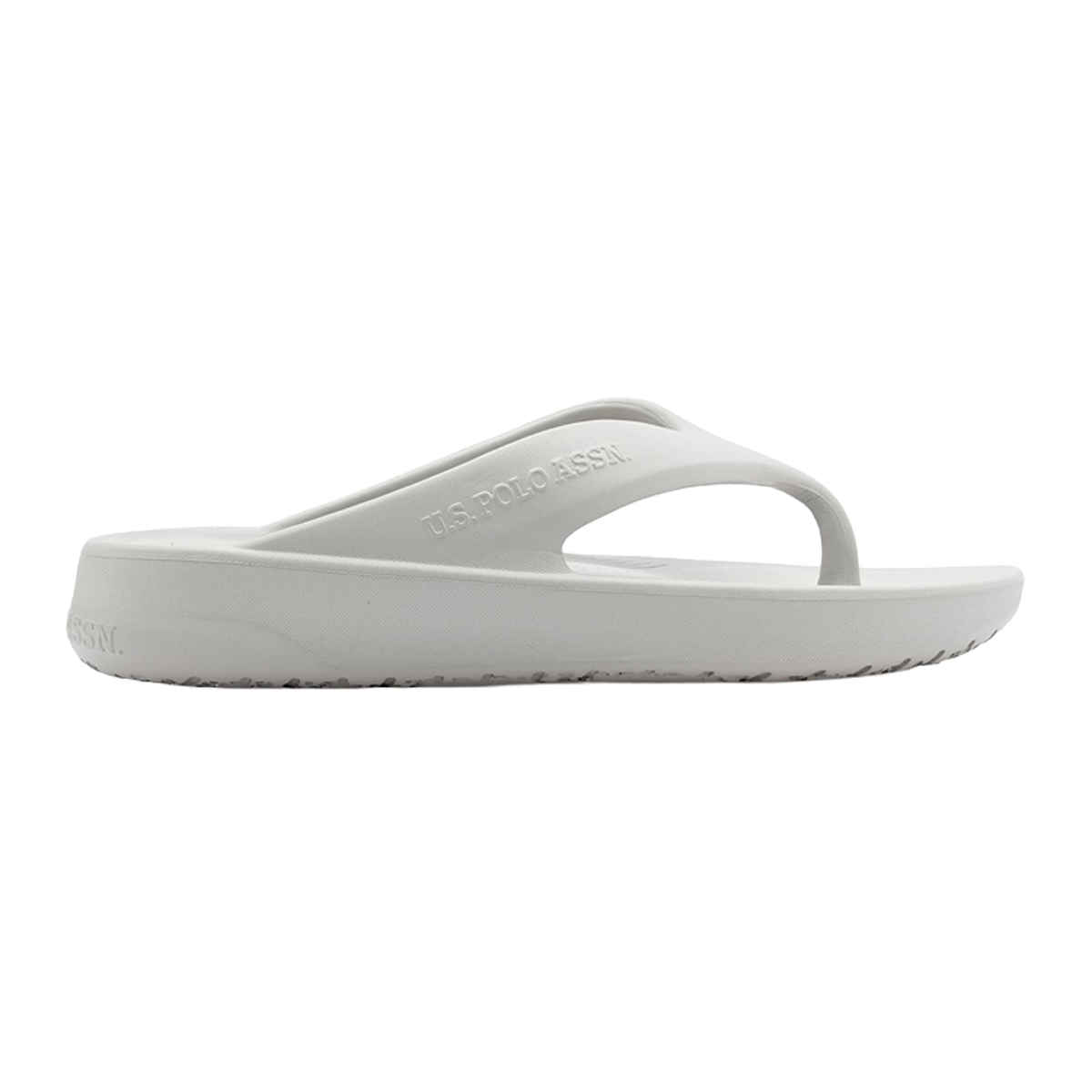 U.S. Polo Assn. | Men Axel 2.0 Solid Flip Flop | Grey | UK 10