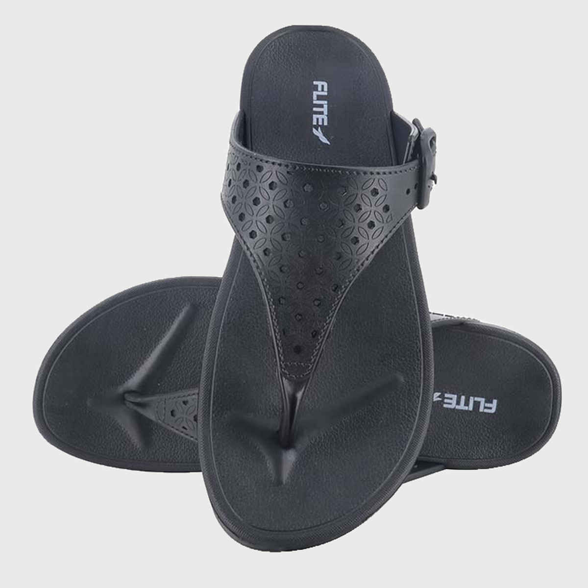 Flite Slippers FL-430 Black For Women-5UK