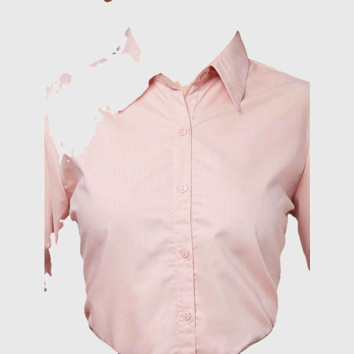 Style Quotient Women Nude-Coloured Smart Formal Shirt-S