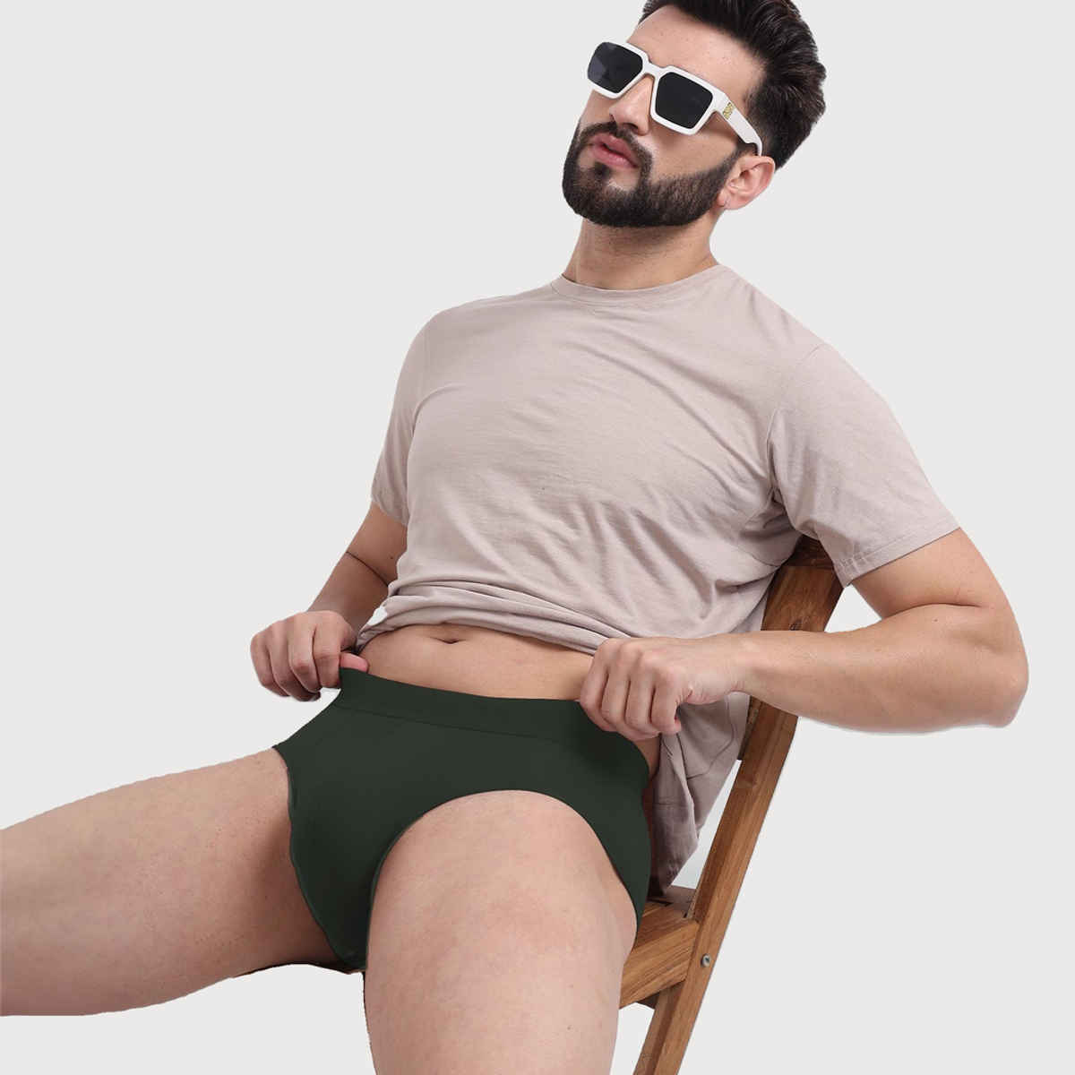 Freecultr Men's Underwear Anti Bacterial Micromodal Airsoft Brief - Pack of 2-M