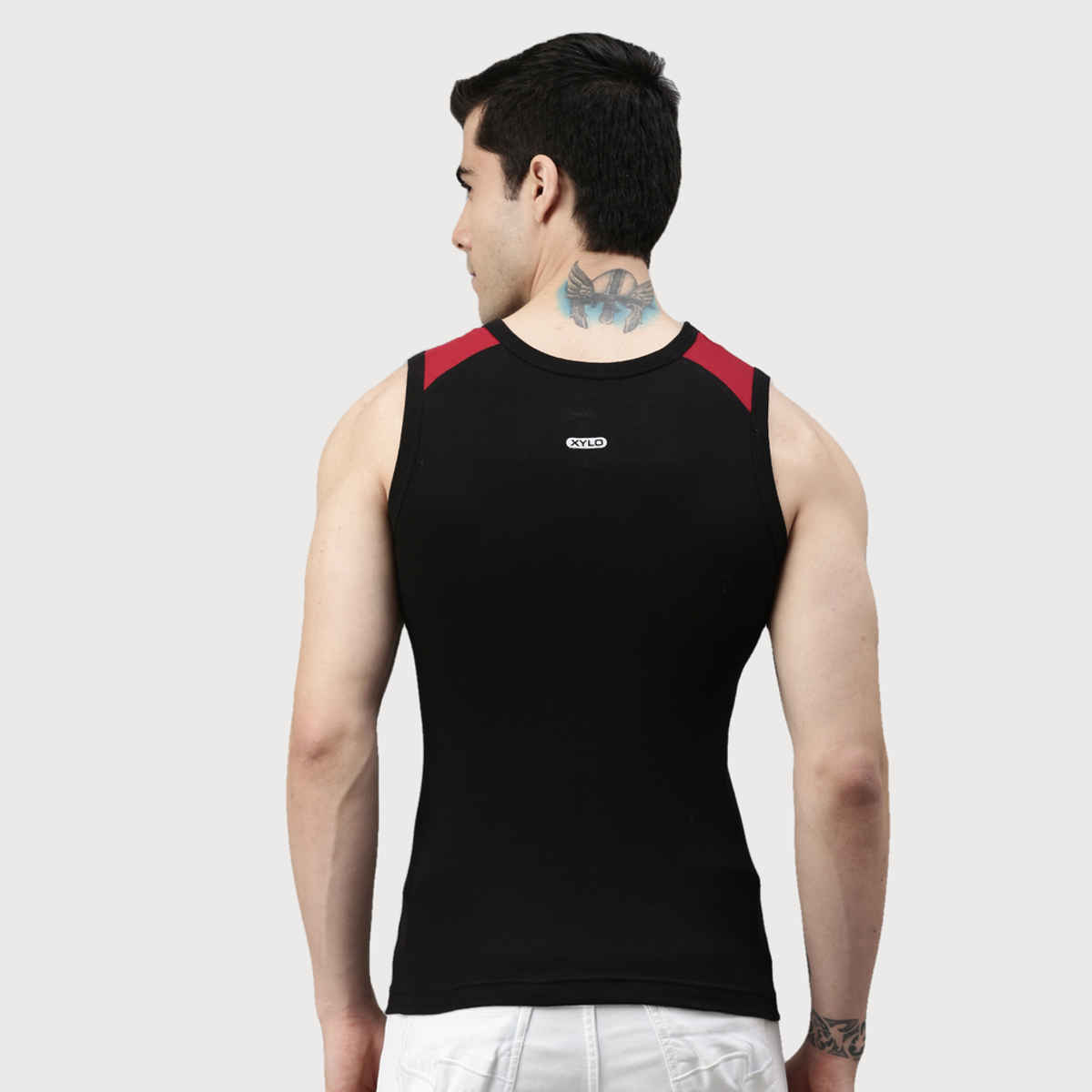 Lux Cozi Men's Colour Cotton Gym Vest | Assorted | 75