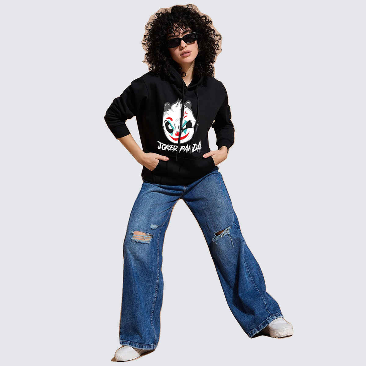 Smartees Women's Sweatshirt | SS 1377 | Black - L