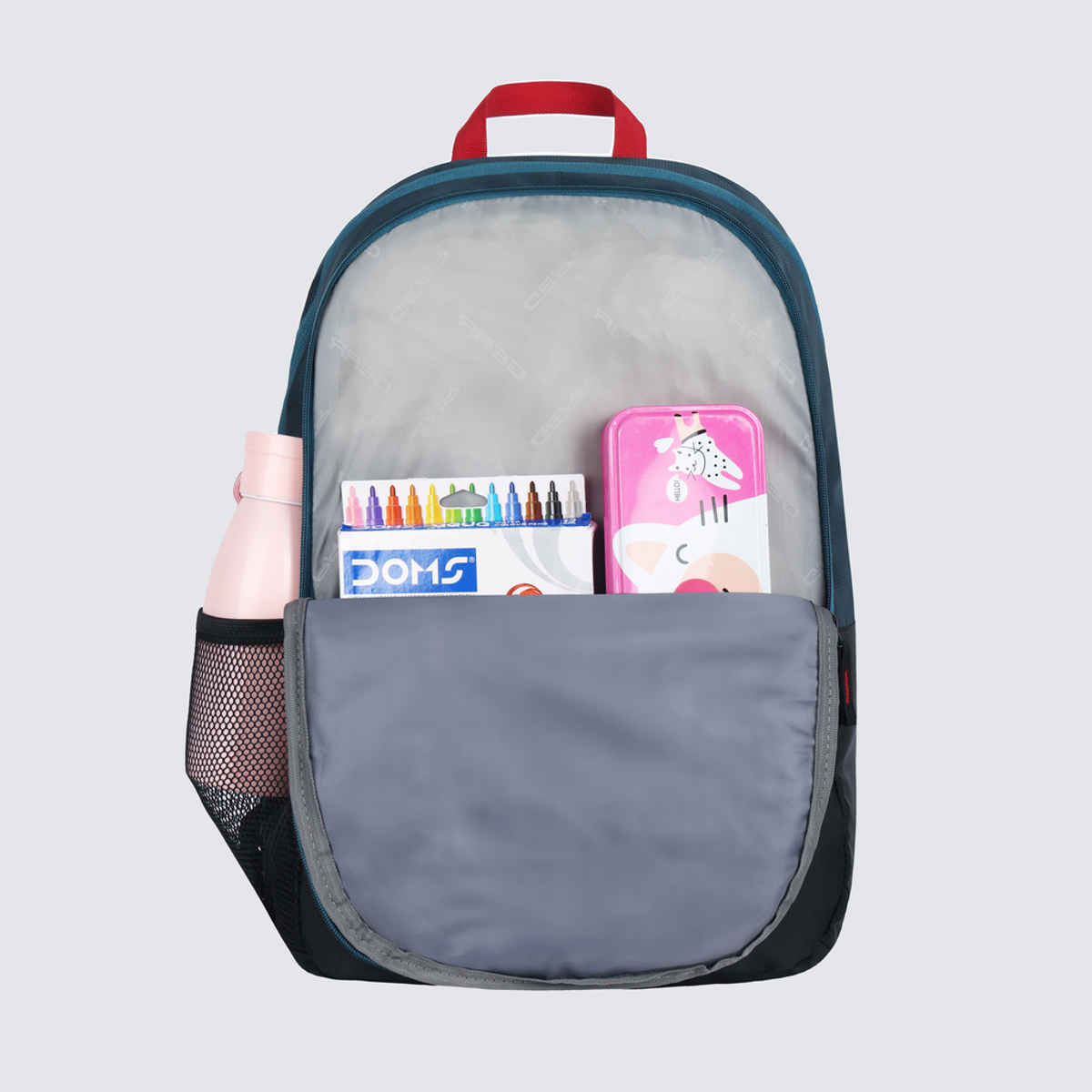 Gear Unisex Solid Polyester 25 L Top Handle Laptop Backpack | Teal - 16 Inches