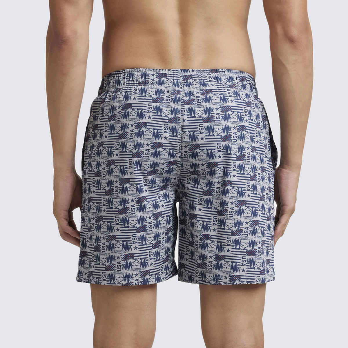 Jockey US57 Men's Super Combed Cotton Woven Printed Underwear Boxer|Side Pocket|PO2 | Multi Colour-M